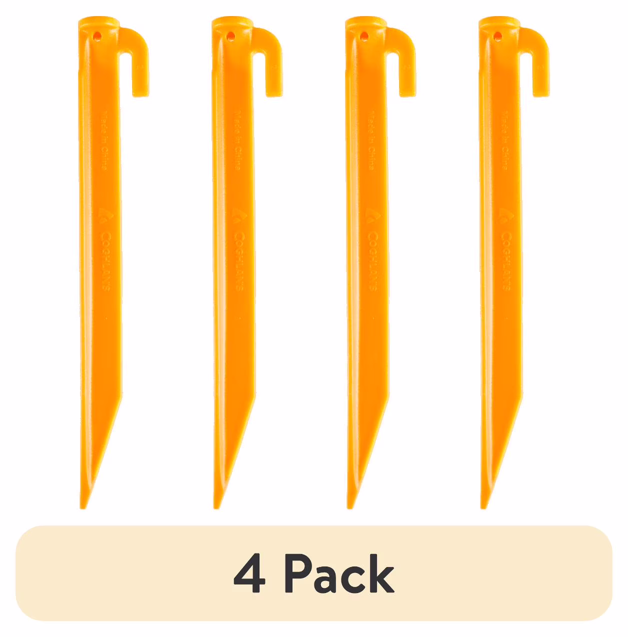 Coghlan's Tent Pegs - 9 in., Lightweight and 100% Recycled Plastic
