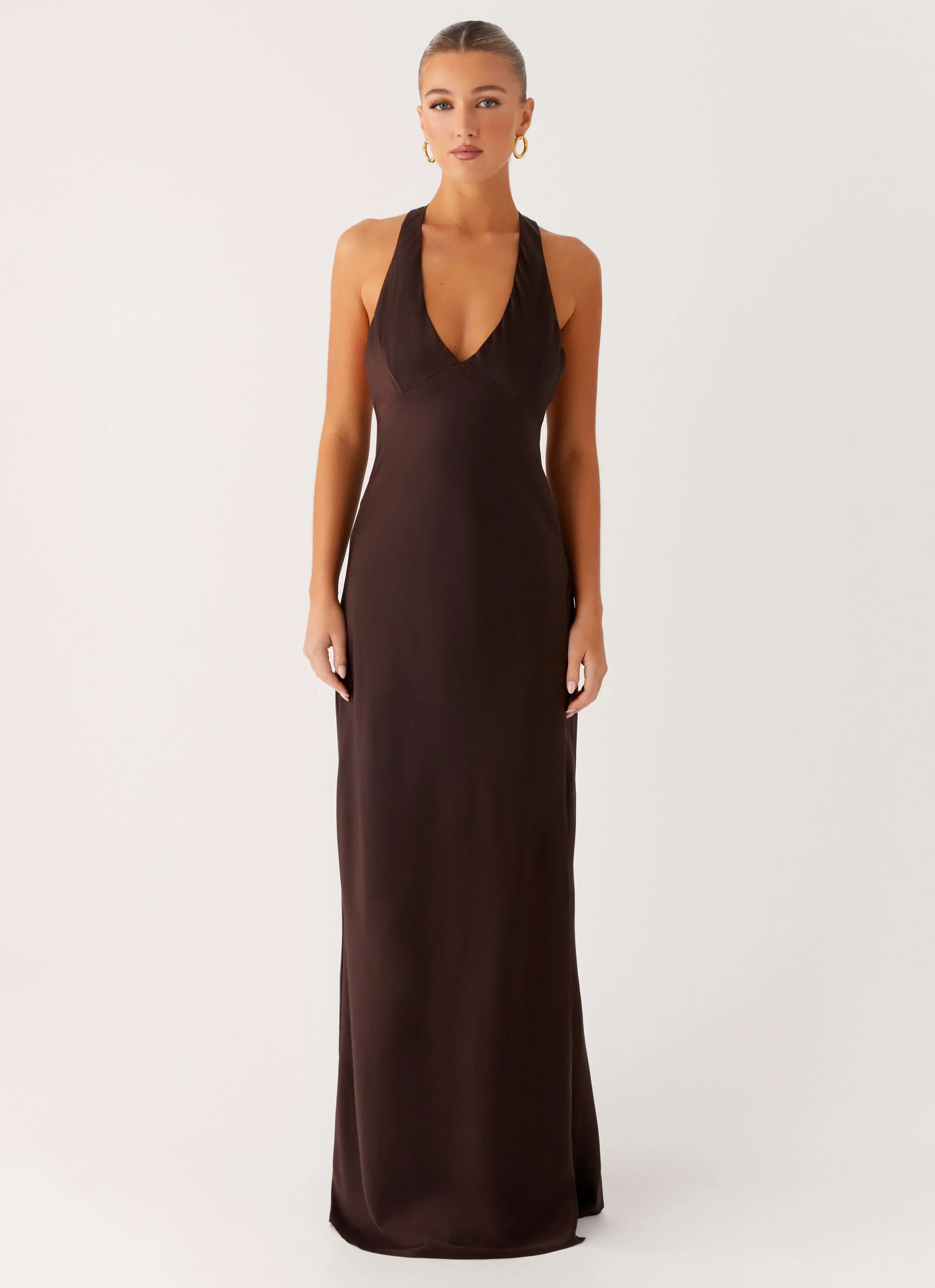 Angie Maxi Dress - Chocolate
