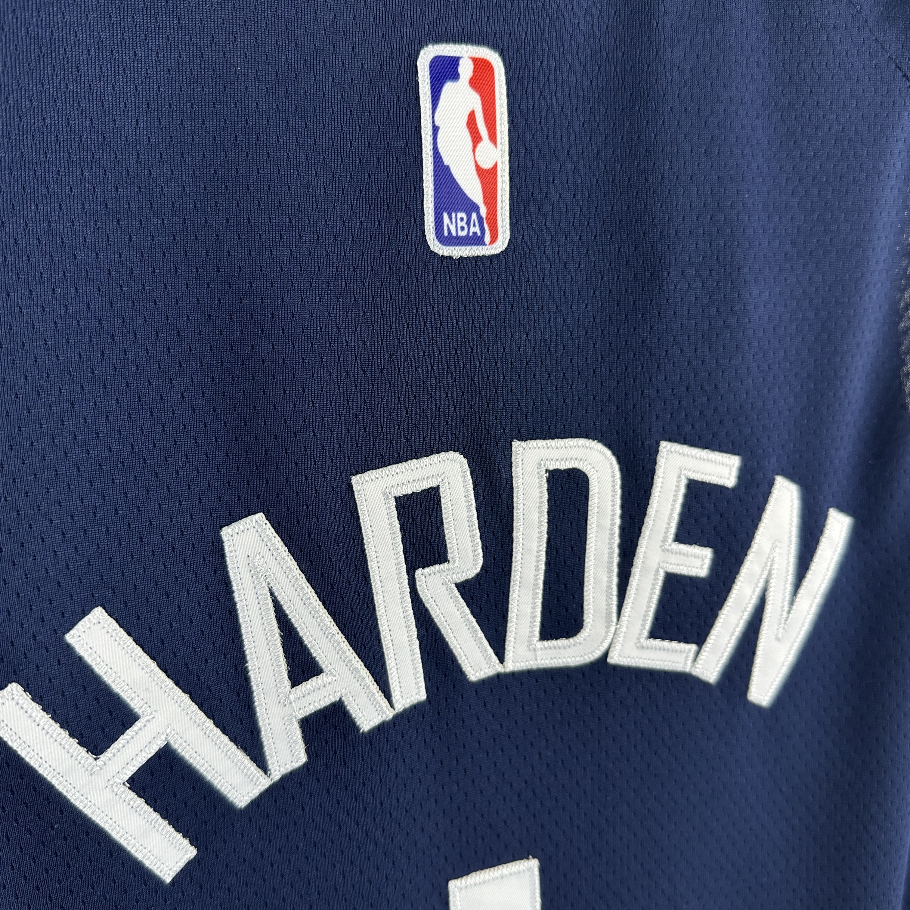 Embroidery 24 season Clippers City Edition No. 1 Harden
