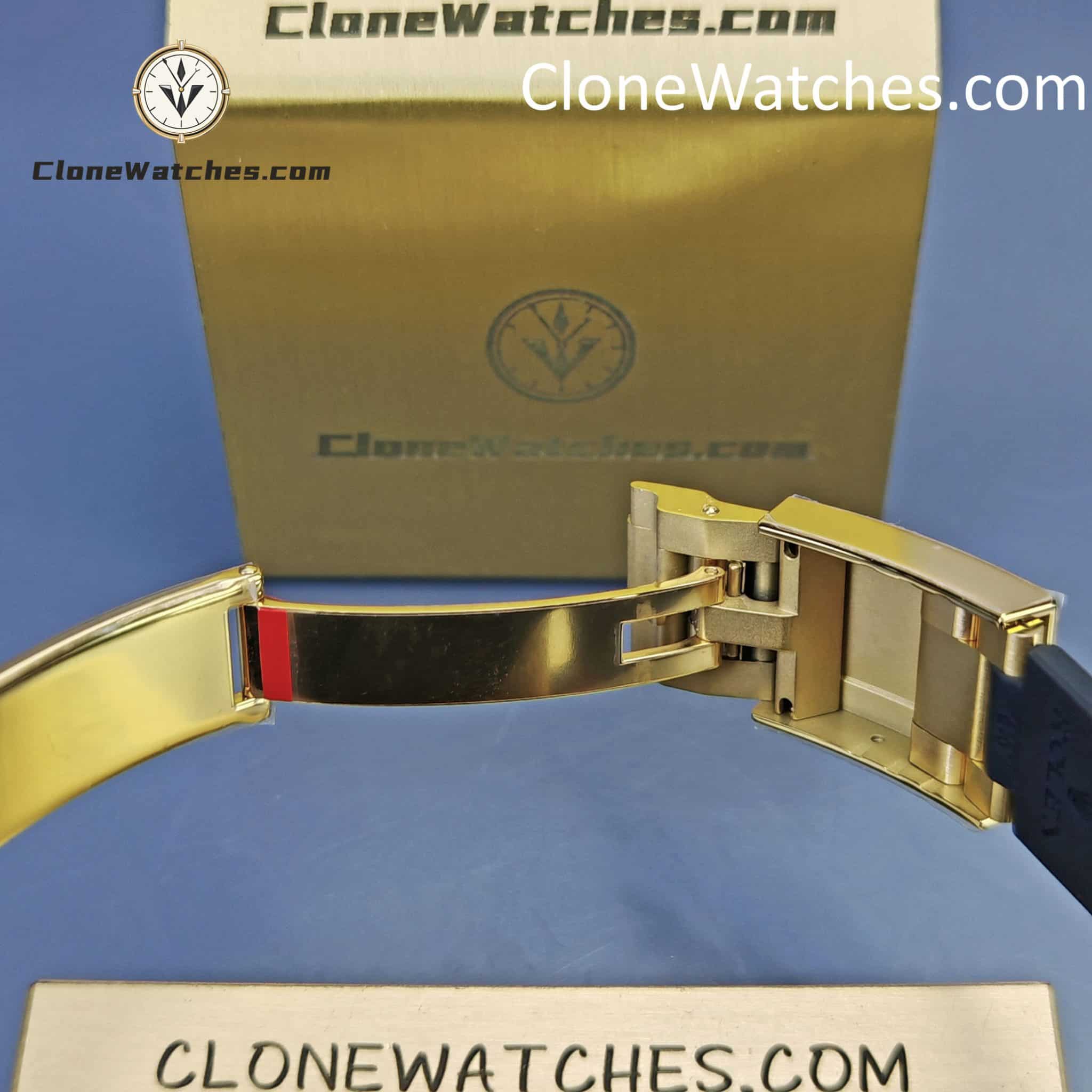 Rolex Super Clone Watches 1:1 Daytona 18K Gold 116588TBR Eye of the Tiger Diamonds Dial 4130 Movement