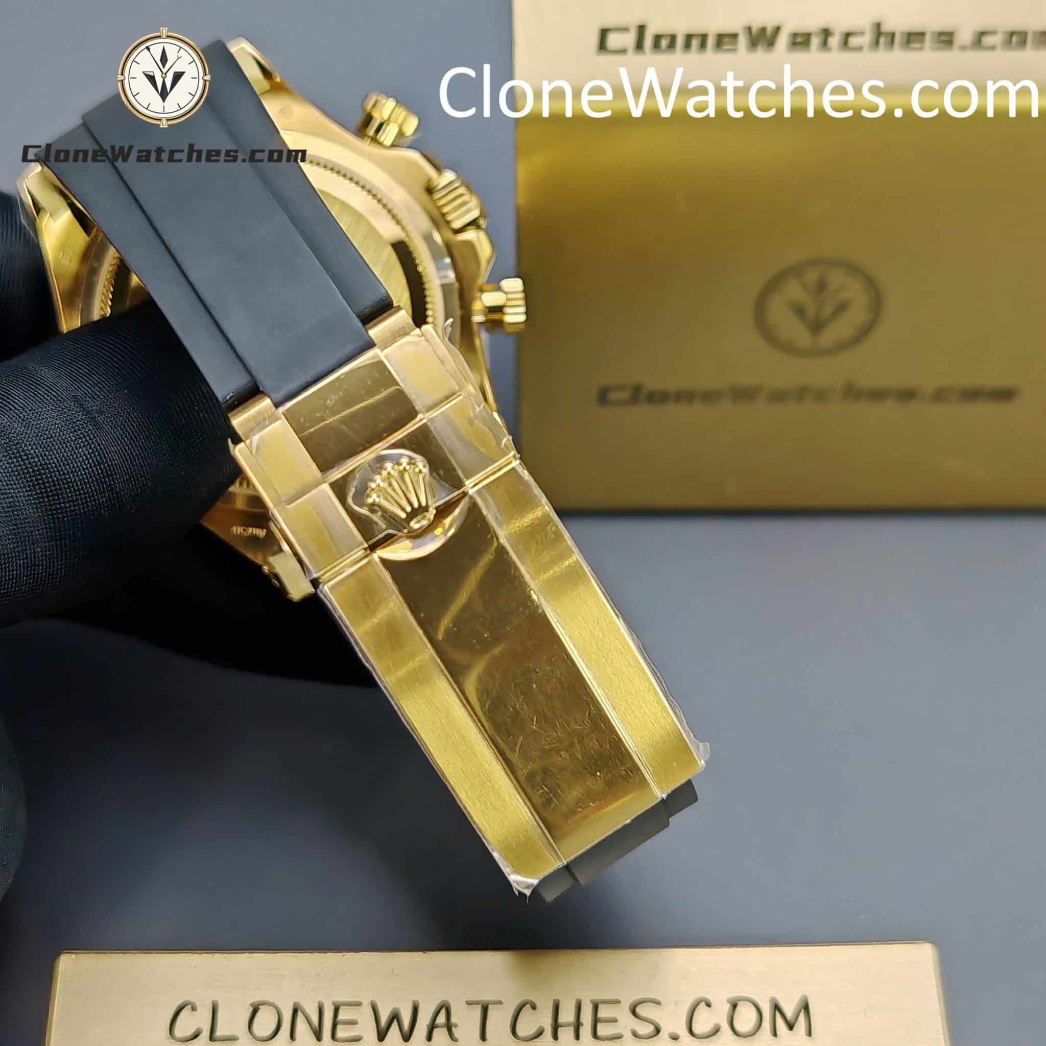 Rolex Super Clone Watches 1:1 Daytona 18k Gold M126518ln-0006 4131 Movement