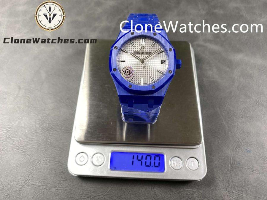 Audemars Piguet Super Clone Watches 1:1 Royal Oak Blue Ceramic 15500 White Dial
