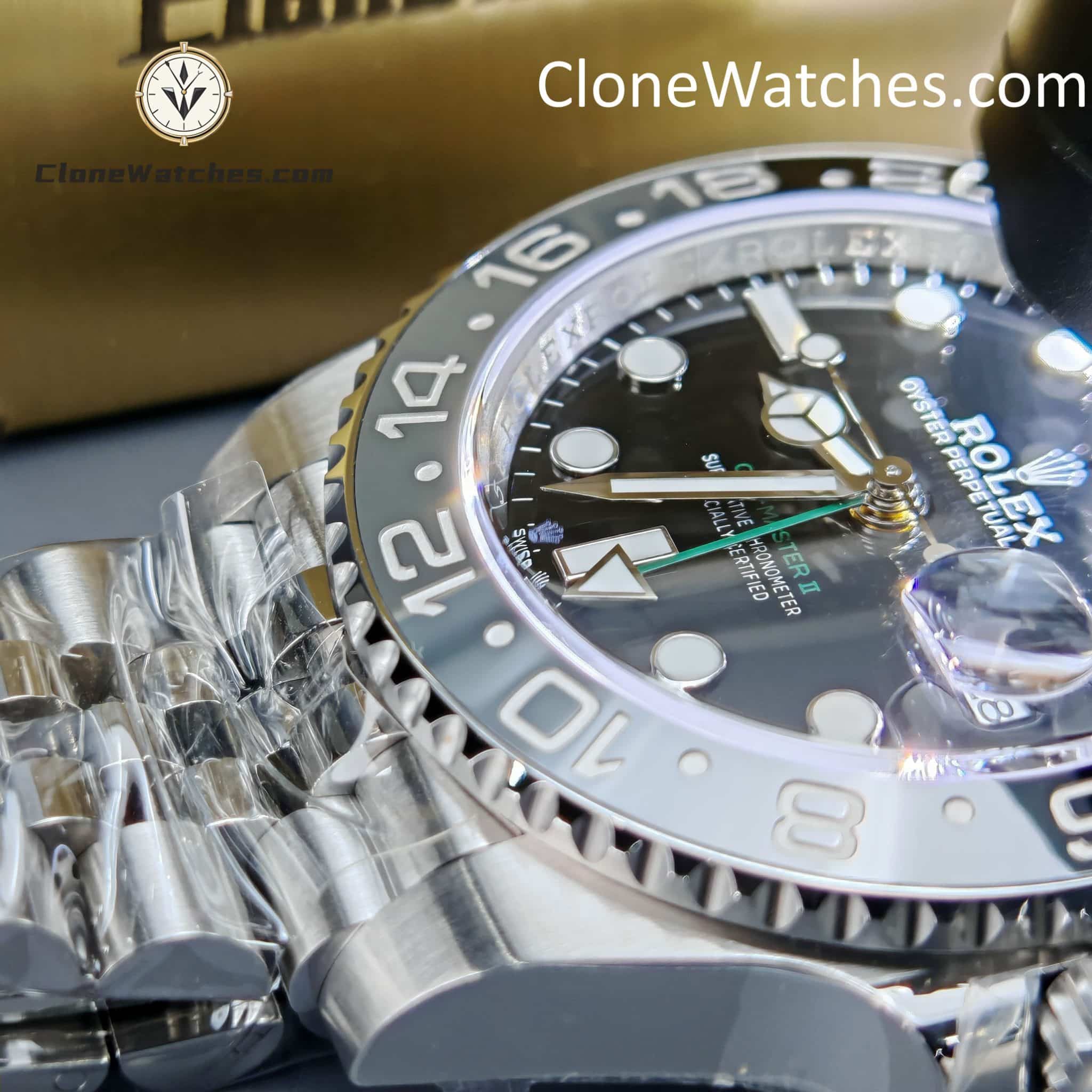 Rolex Super Clone Watches 1:1 Bruce Wayne GMT Master II M126710grnr Jubilee 3285 Movement