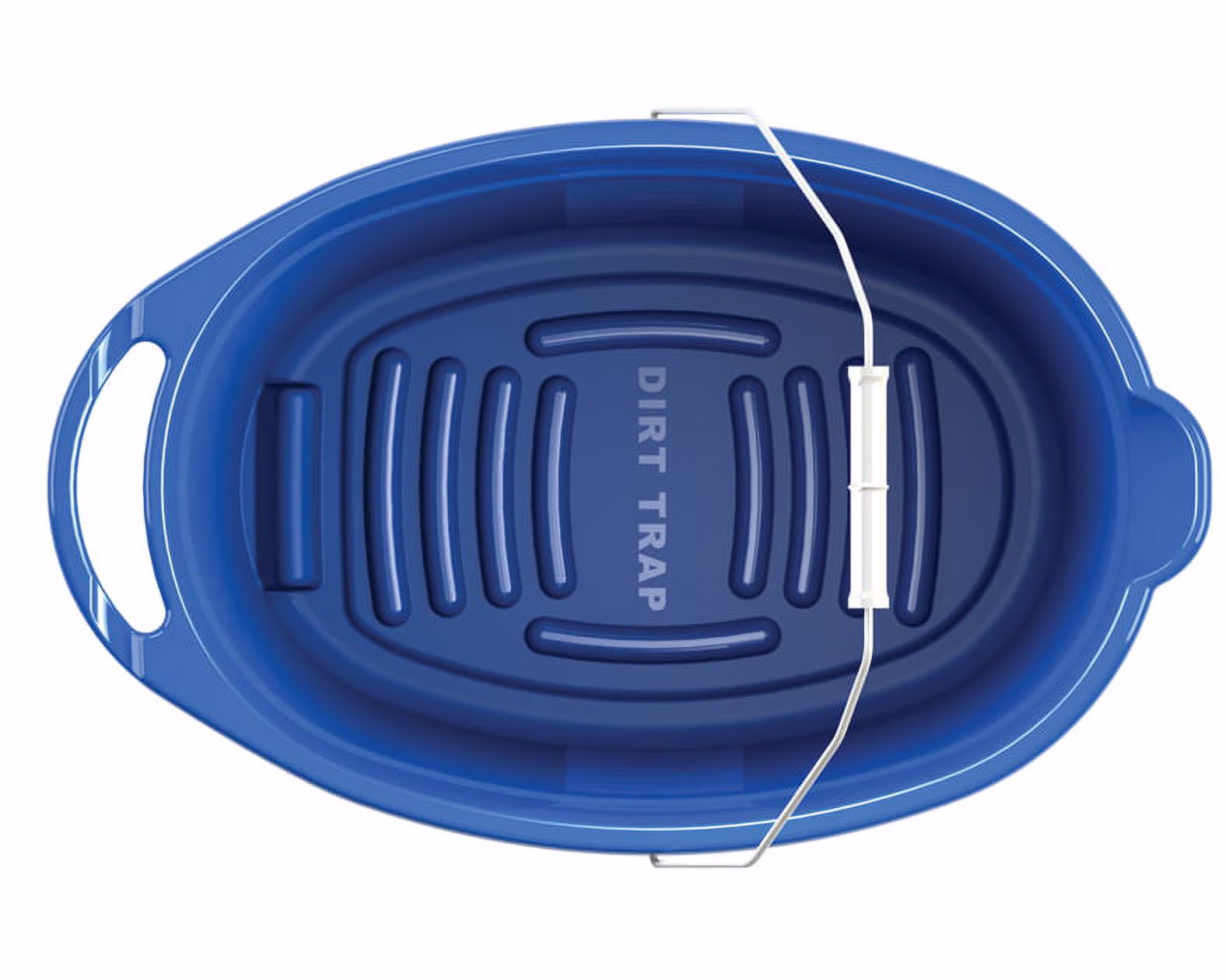 Auto Drive Plastic 12-Quart Oval Bucket, Blue