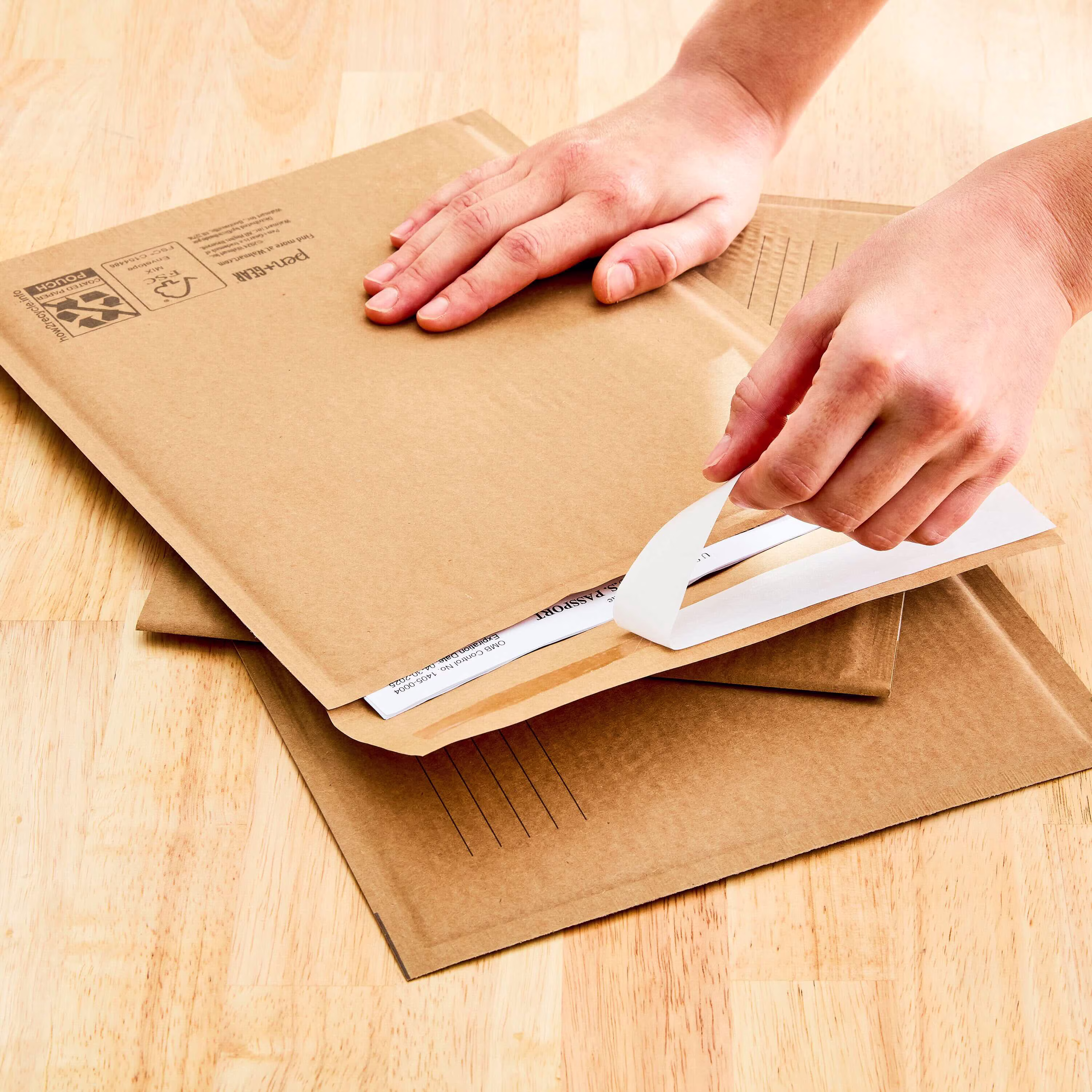 Pen + Gear, Padded Paper Mailer, #5 (10.5 in. x 15 in.), Brown, 1 Count