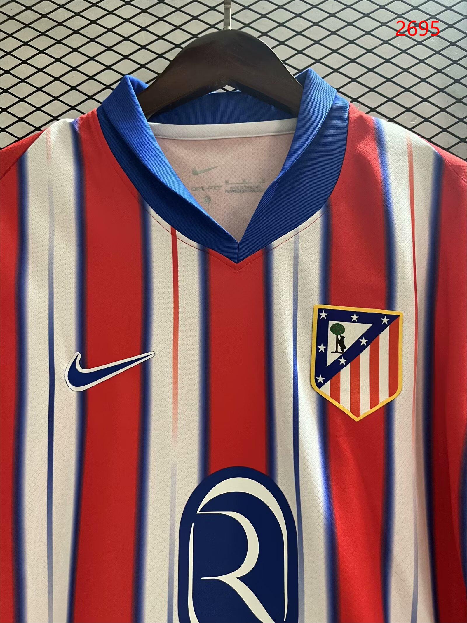 2024/25 Atletico Madrid Home Jersey - Fans Edition