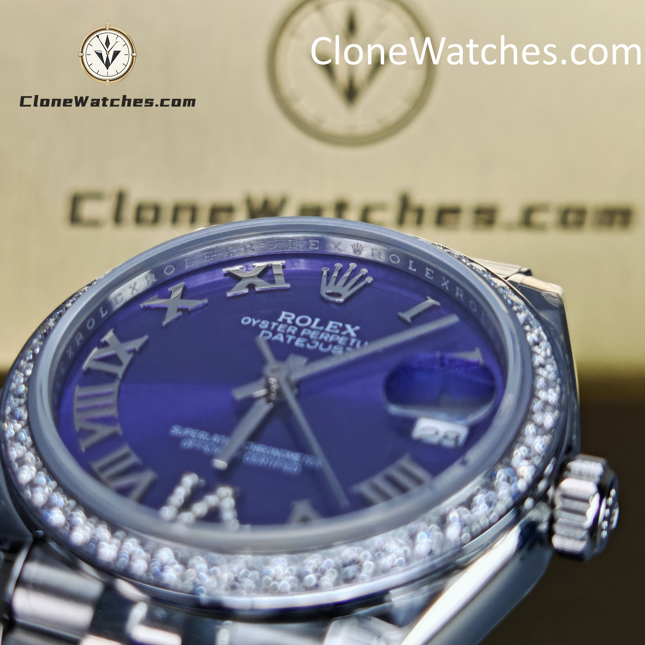 Rolex Super Clone Watches 1:1 DateJust m278384rbr-0030 Jubilee 31MM 2236 Movement