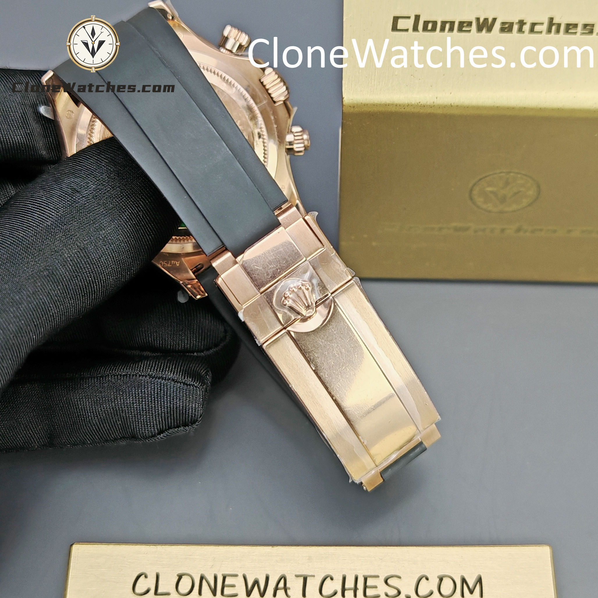 Rolex Super Clone Watches 1:1 Daytona Rose Gold M126515ln-0002 4131 Movement
