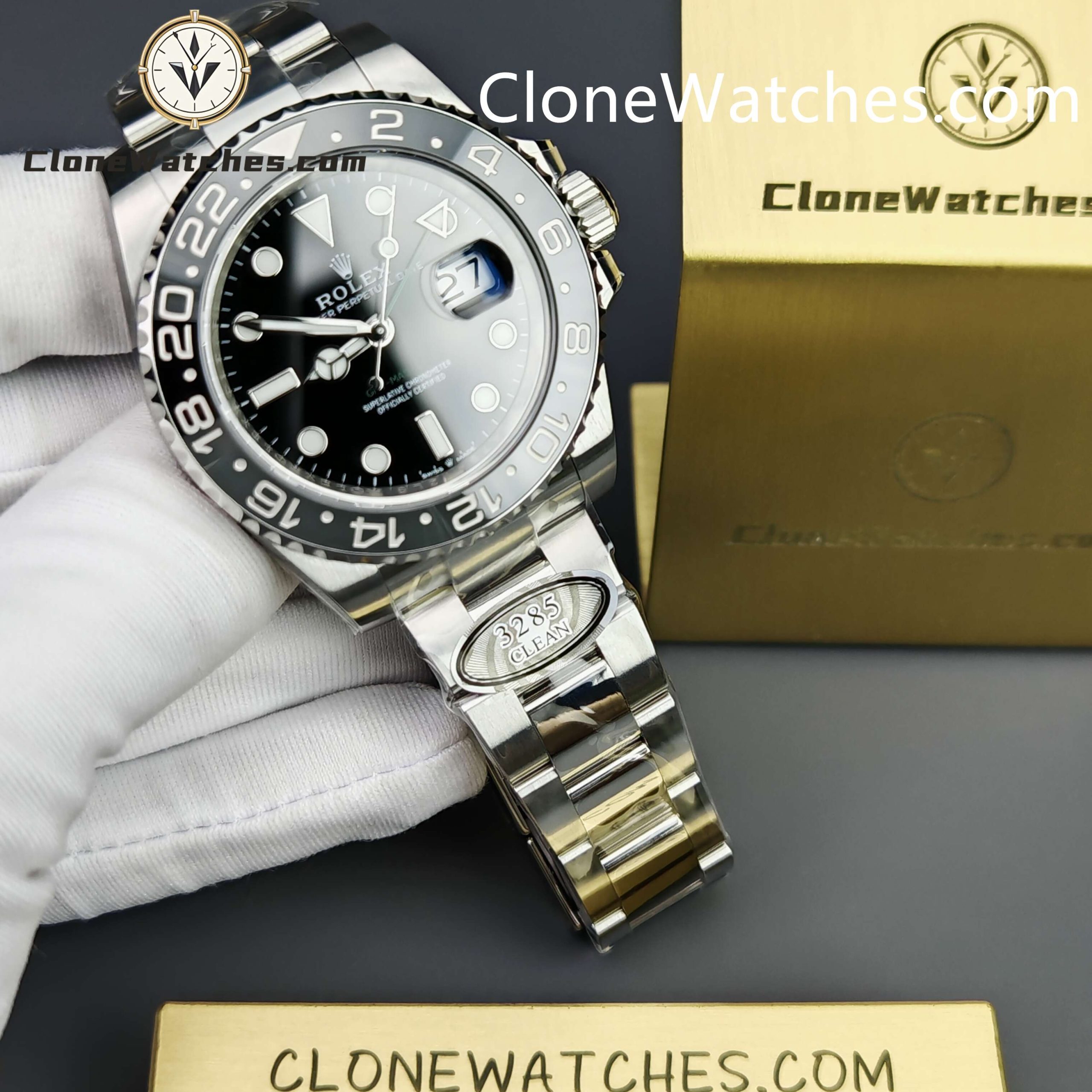 Rolex Super Clone Watches 1:1 Bruce Wayne GMT Master II M126710grnr Oyster 3285 Movement