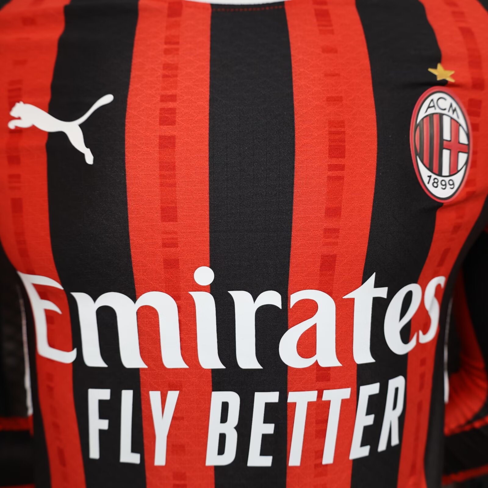 2024/25 AC Milan Home Long Sleeve - Player Edition
