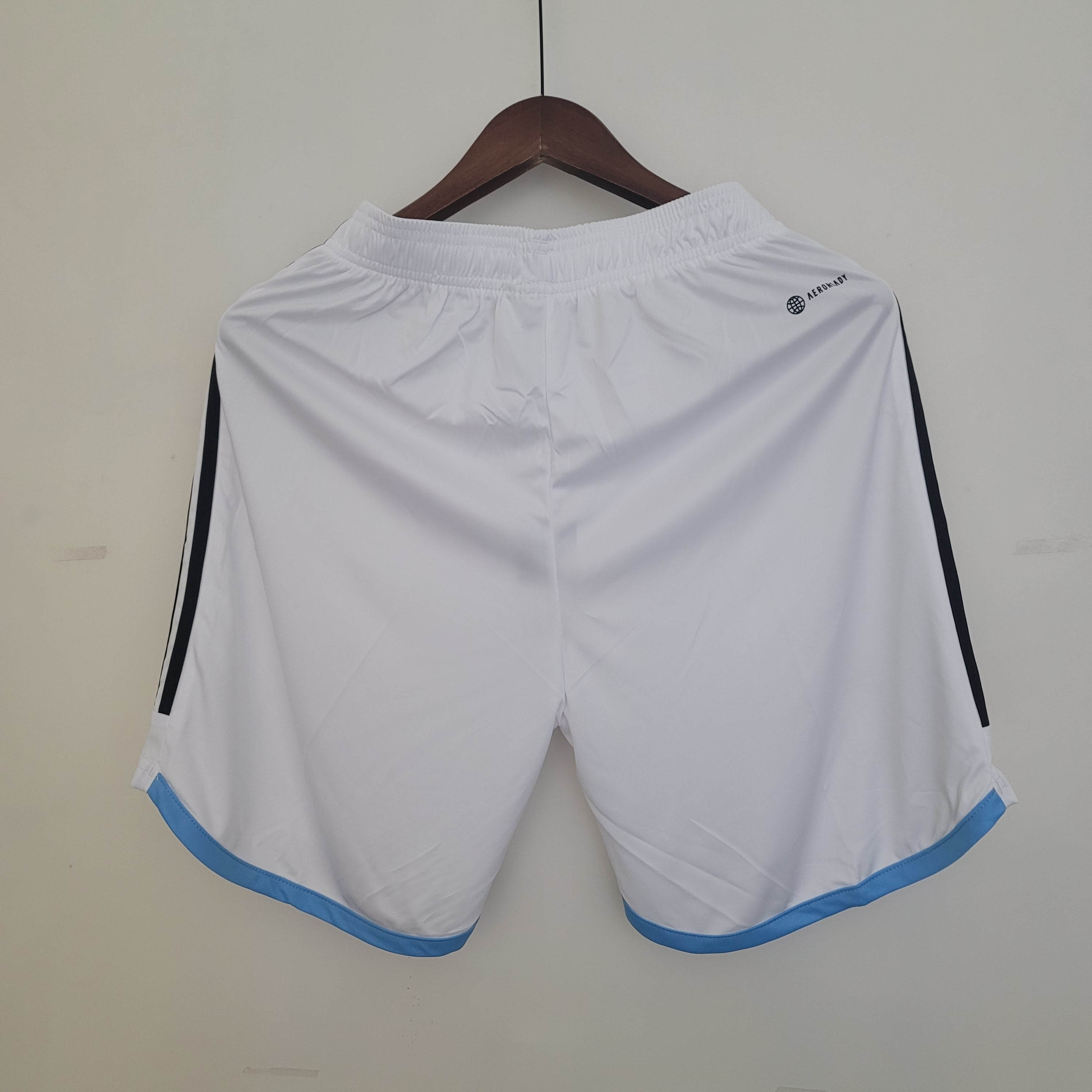 2022 FIFA World Cup Argentina National Team Jersey Home Shorts White - Fans Edition