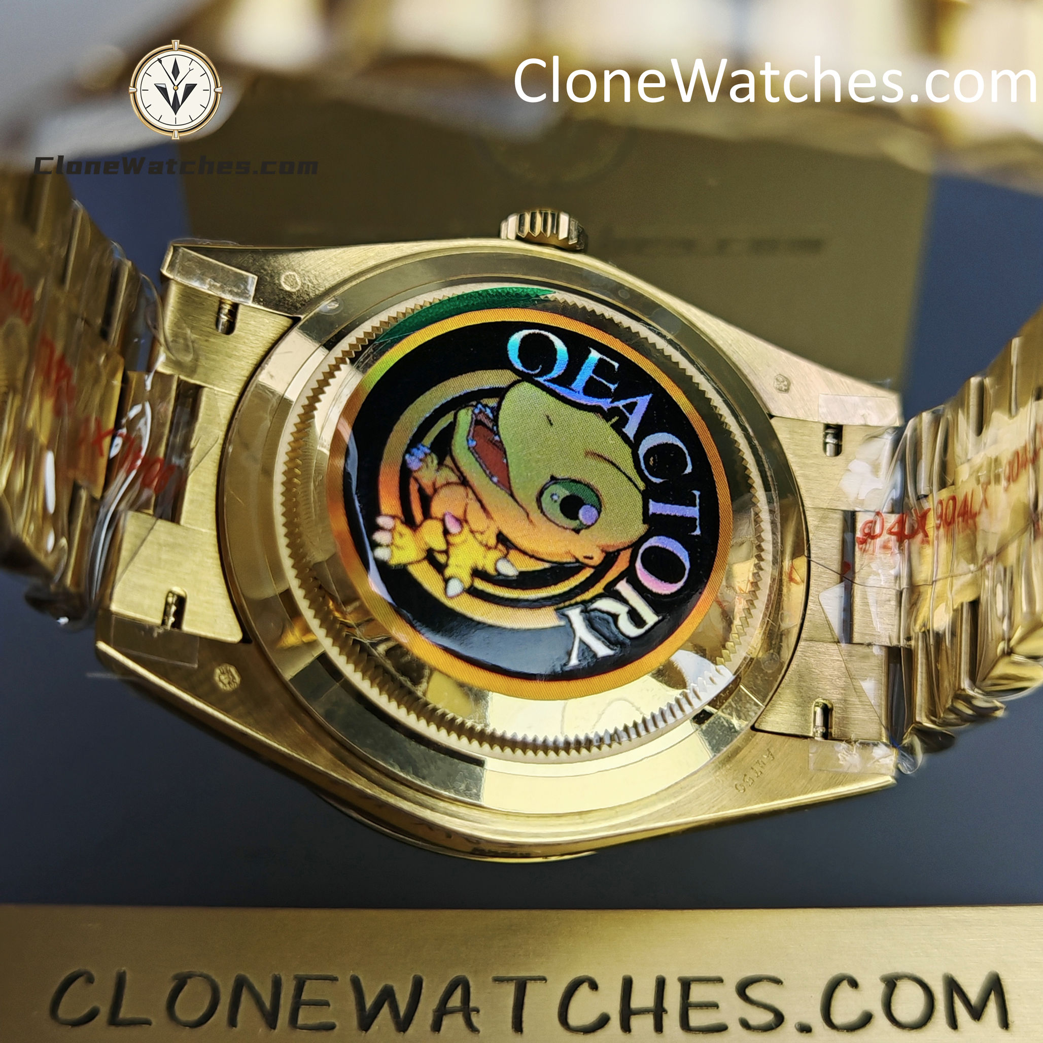 Rolex Super Clone Watches 1:1 Day Date 18K Gold White Dial 40mm m228238-0042 3255 Movement