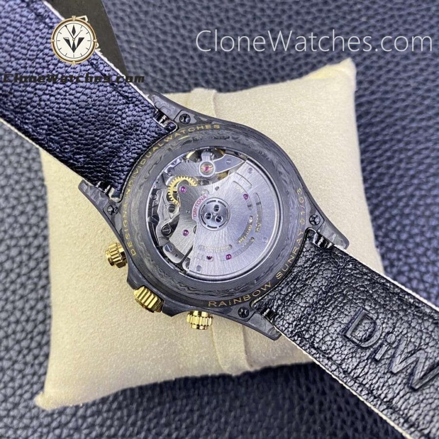 Modified Super Clone Watches 1:1 DiW Rolex Daytona Carbon Fiber RAINBOW SUNRAY