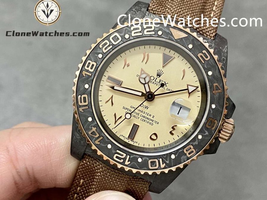 Modified Super Clone Watches 1:1 DIW Rolex GMT Master II “DE EVEROSE” 3285 Movement