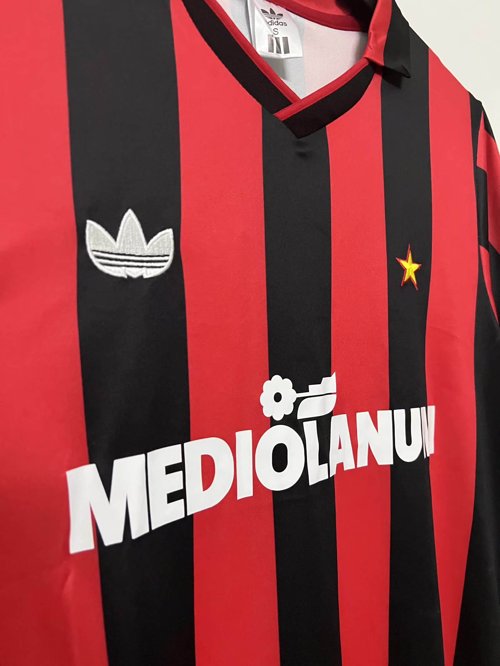 1990/1991 Retro AC Milan Home Football Shirt 1:1 Thai Quality - Fans Edition
