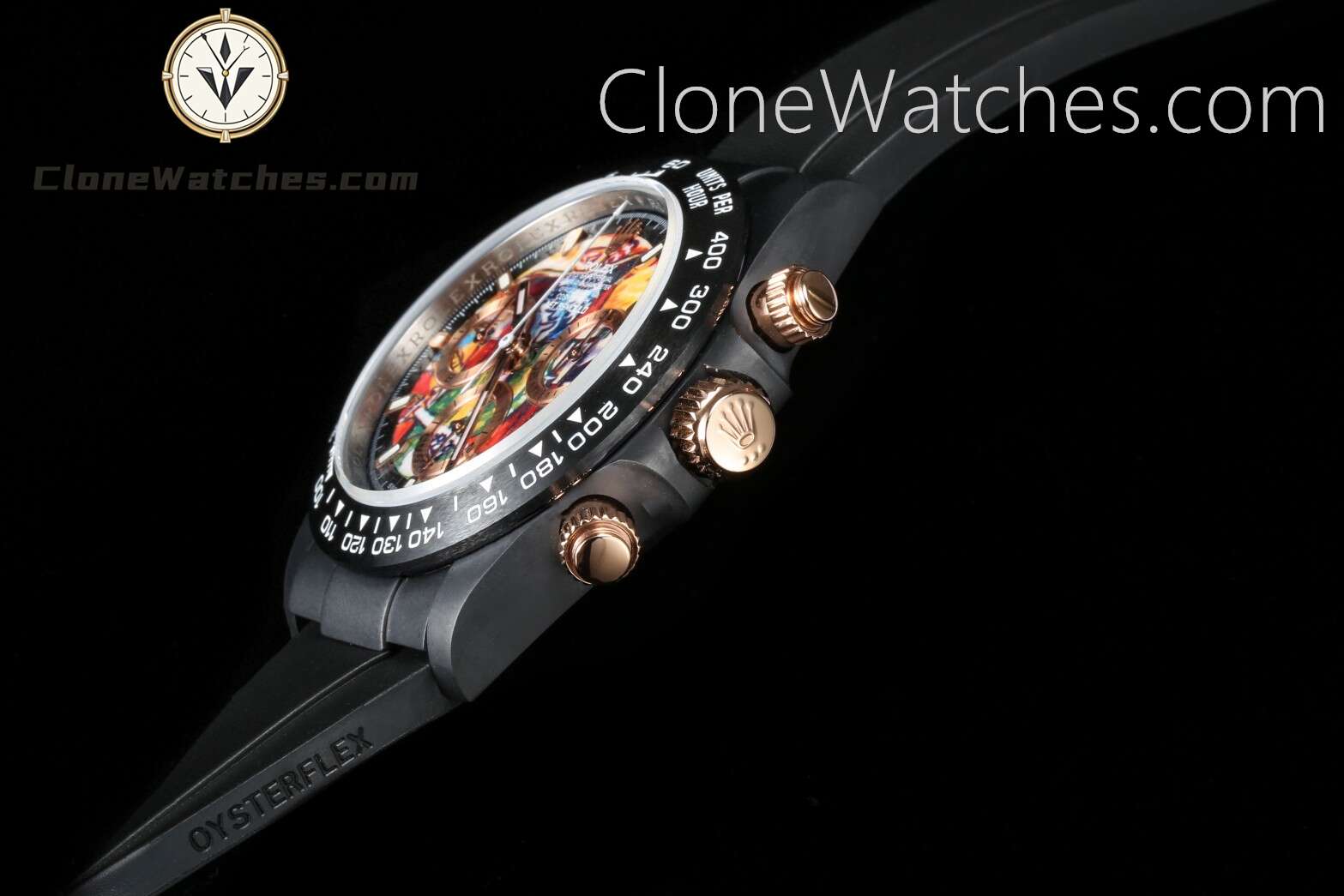 Modified Super Clone Watches 1:1 AET Rolex Daytona Ceramic THE INJURED BULLFIGHTER