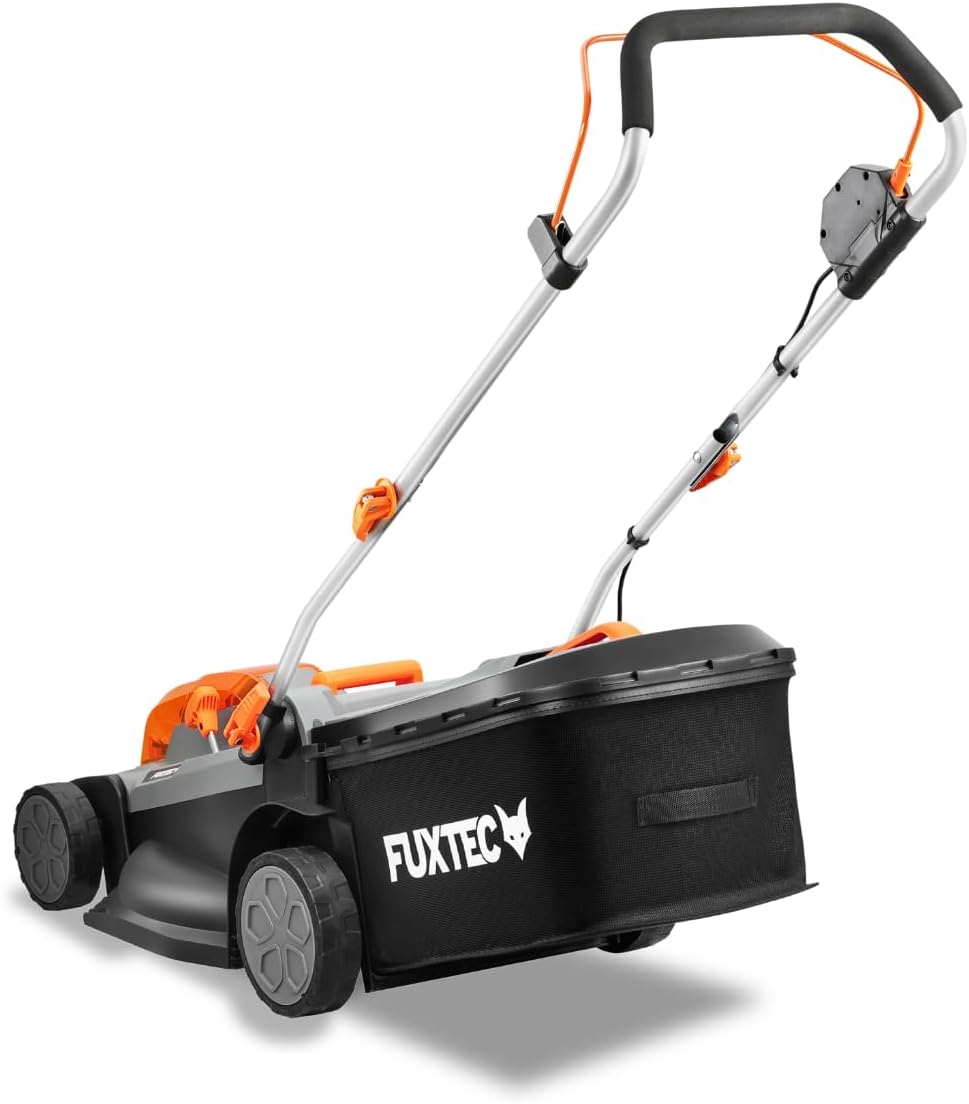 Tondeuse gazon sans fil 40 V 43 cm 40 L hauteur réglable avec batteries et chargeur