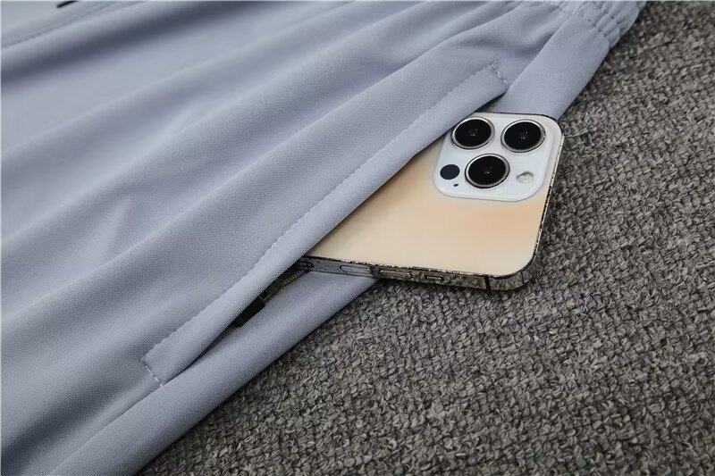 2024/25 Atletico Madrid light blue half-pull training jersey 1:1 Thai quality set