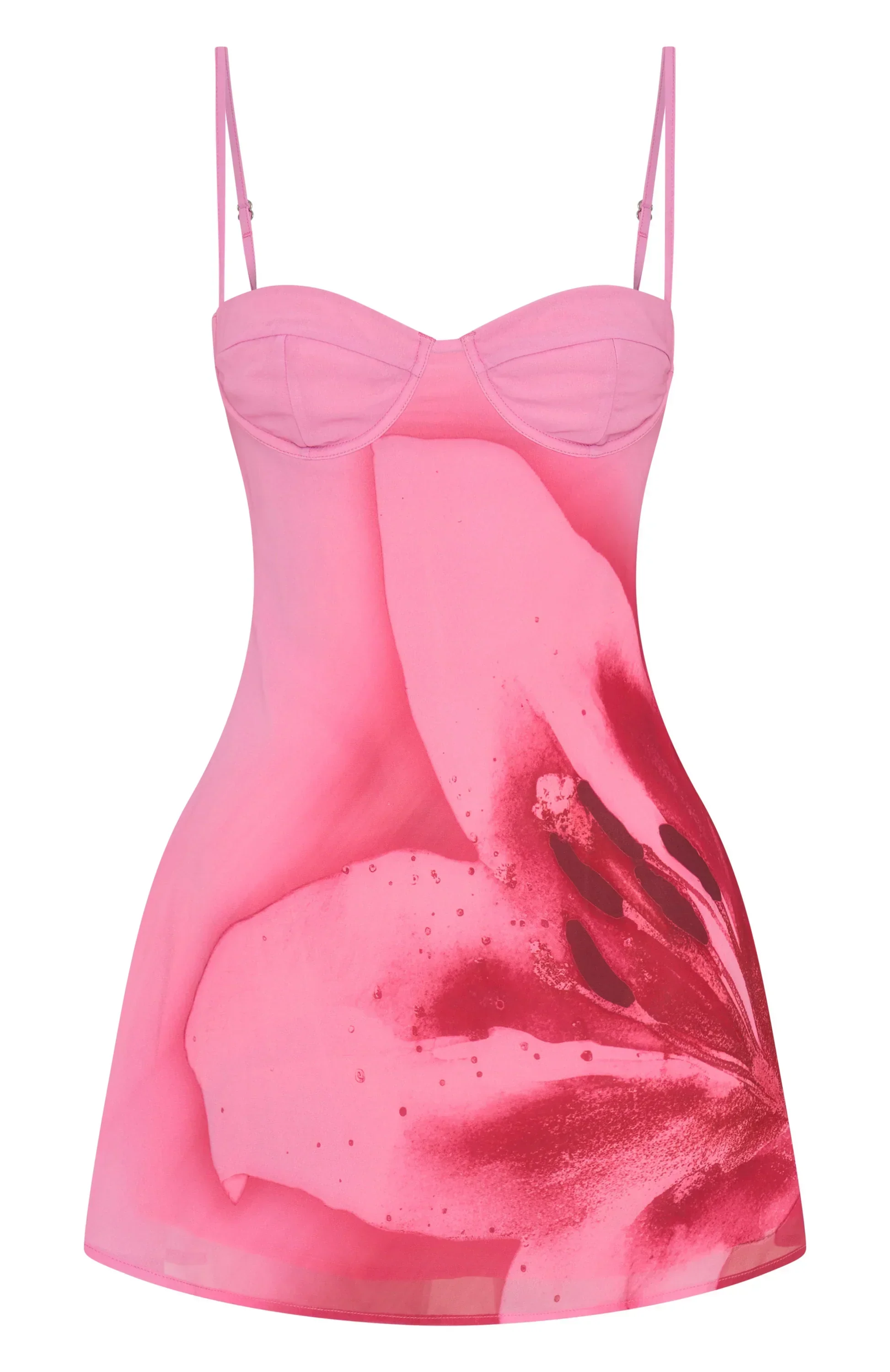 In The Back Of My Mind Mini Dress Blush Bloom