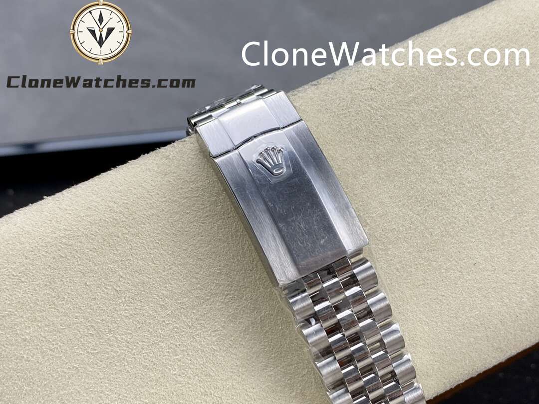 Rolex Super Clone Watches 1:1 DateJust Silver Dial m126300-0004 Jubilee 41MM 3235 Movement