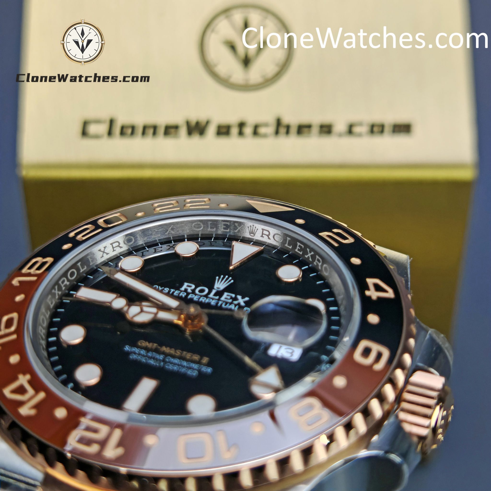 Rolex Super Clone Watches 1:1 Rootbeer GMT Master II M126711chnr Oyster 3285 Movement 40mm