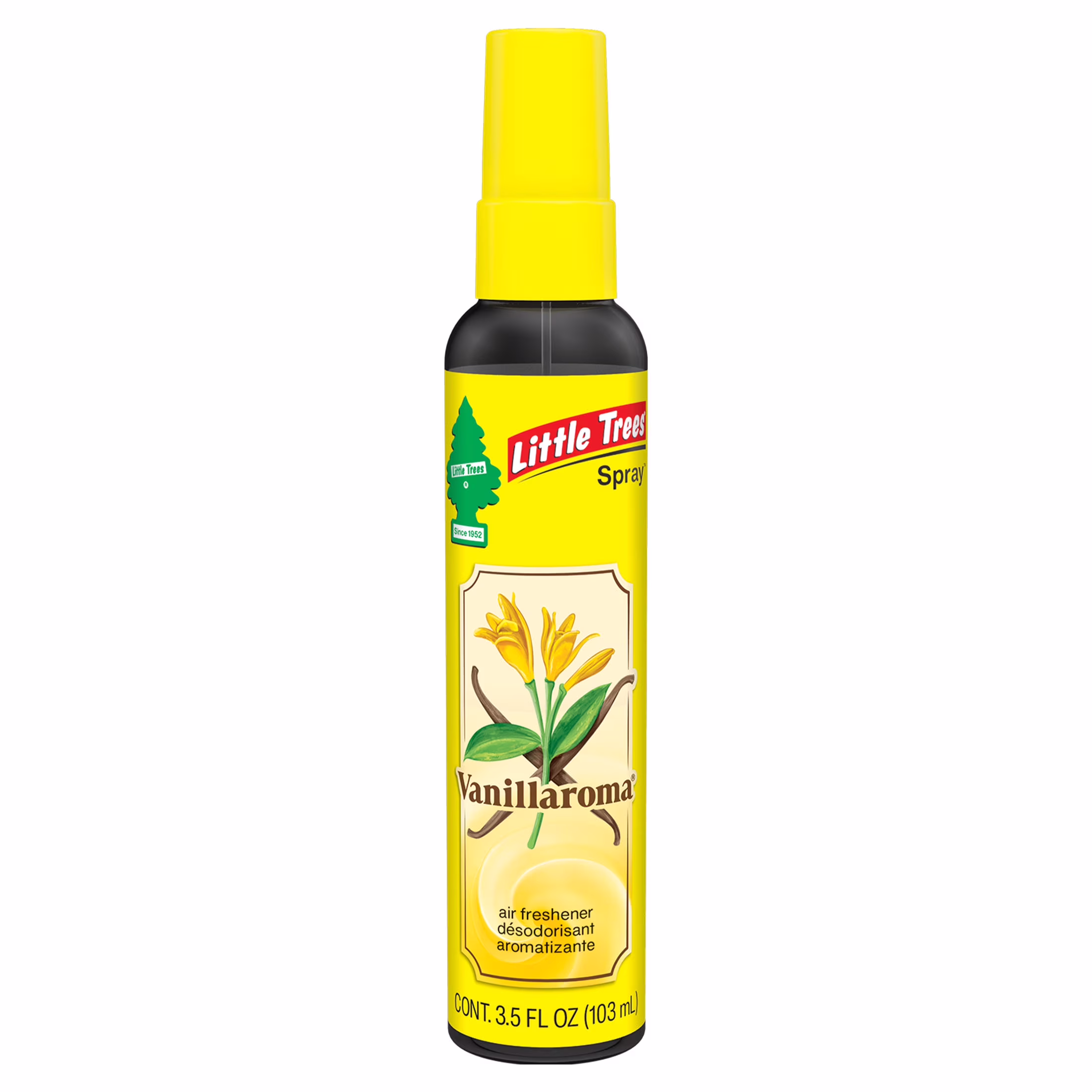 (3 pack) Little Trees Air Freshener Spray Vanillaroma 3.5 fl oz