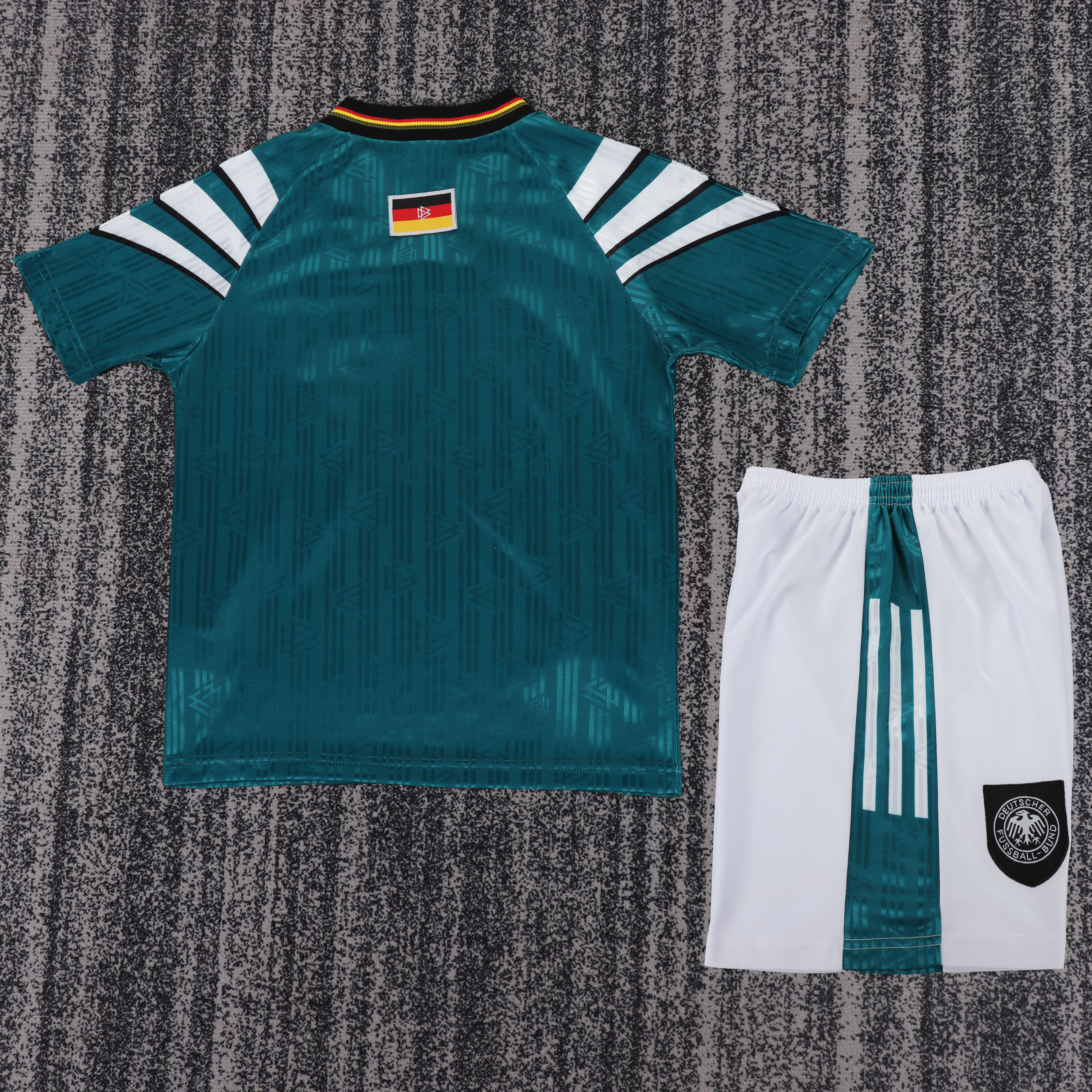 1996 Germany Away Retro Children's Jersey Set - Fans Edition