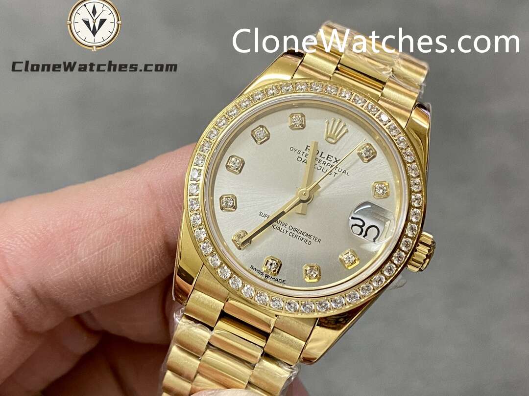 Rolex Super Clone Watches 1:1 DateJust m278288rbr-0028 President 31MM 2236 Movement