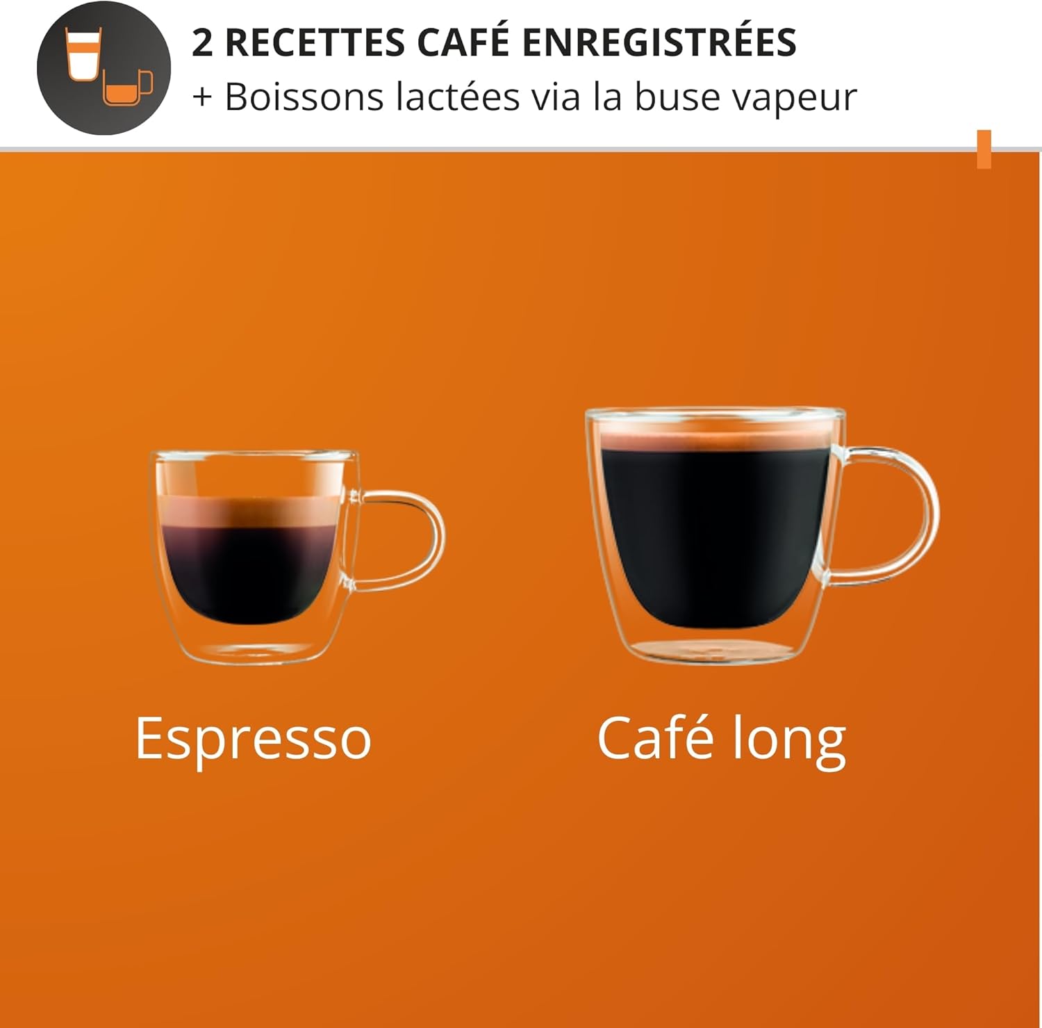 Machine café grains expresso 2 tasses nettoyage auto buse vapeur cappuccino Essential noire YY8125FD
