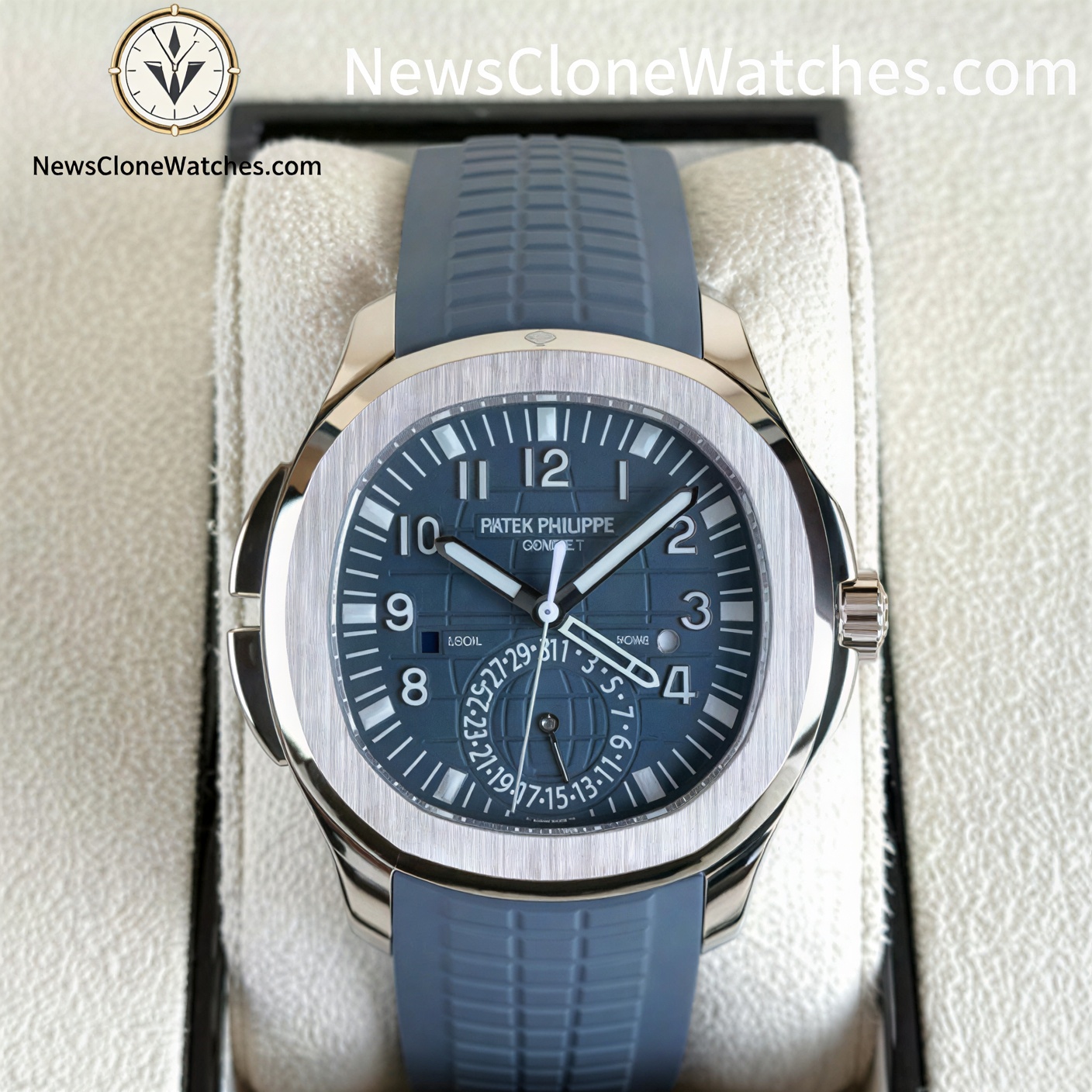 Clone Patek Philippe Aquanaut 5164G 001 White Gold
