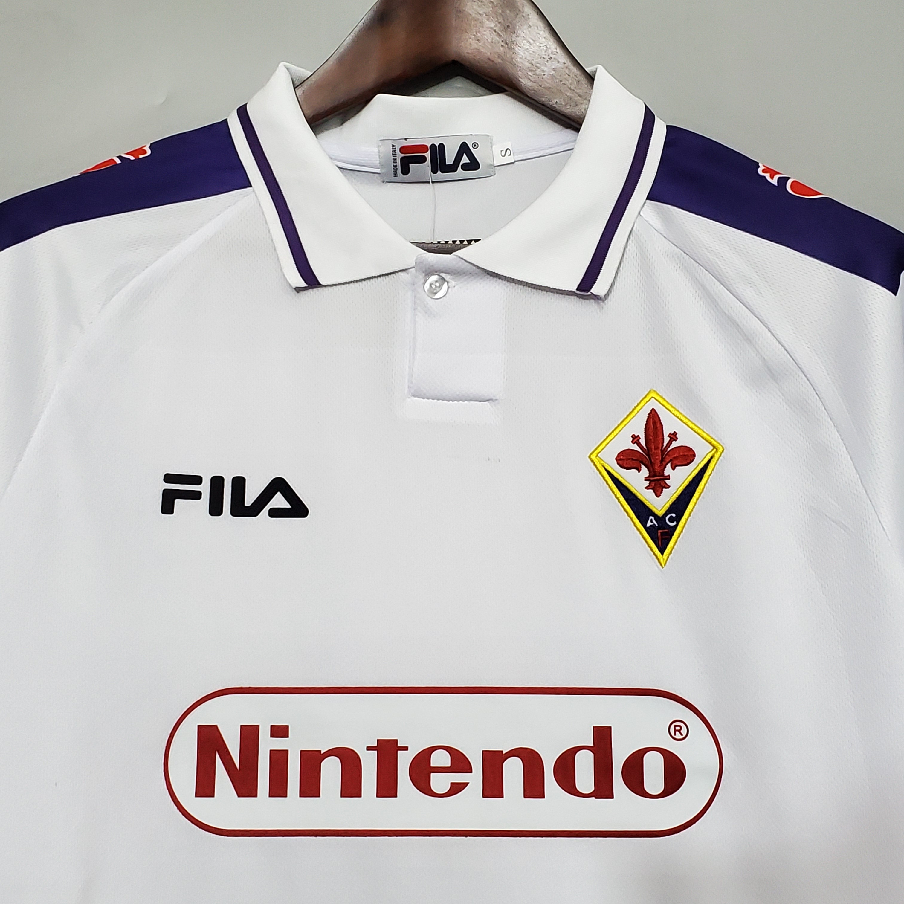 1998/99 Fiorentina Away Retro Jersey 1:1 Thai Quality-Fans Edition