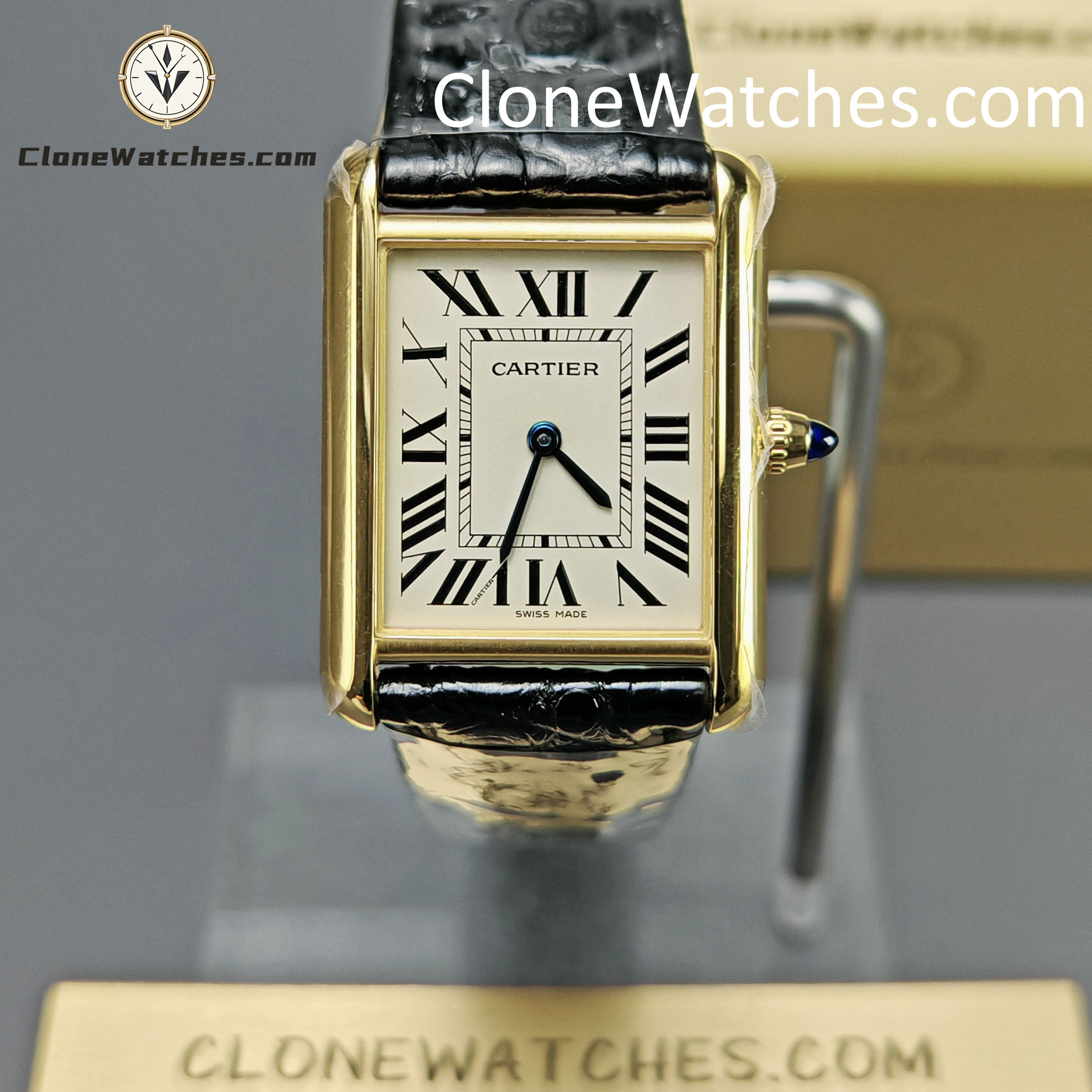 Cartier Super Clone Watches 1:1 Tank White Dial 33.7*25.5MM WGTA0067