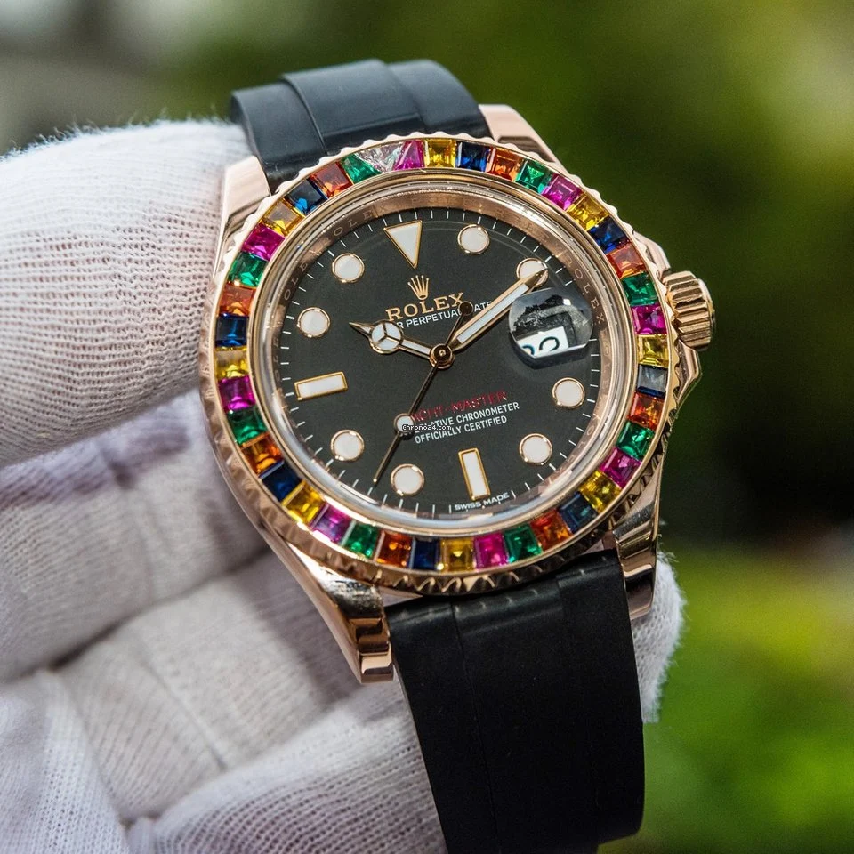 ROLEX Yacht-Master Rainbow Sapphire Bezel 