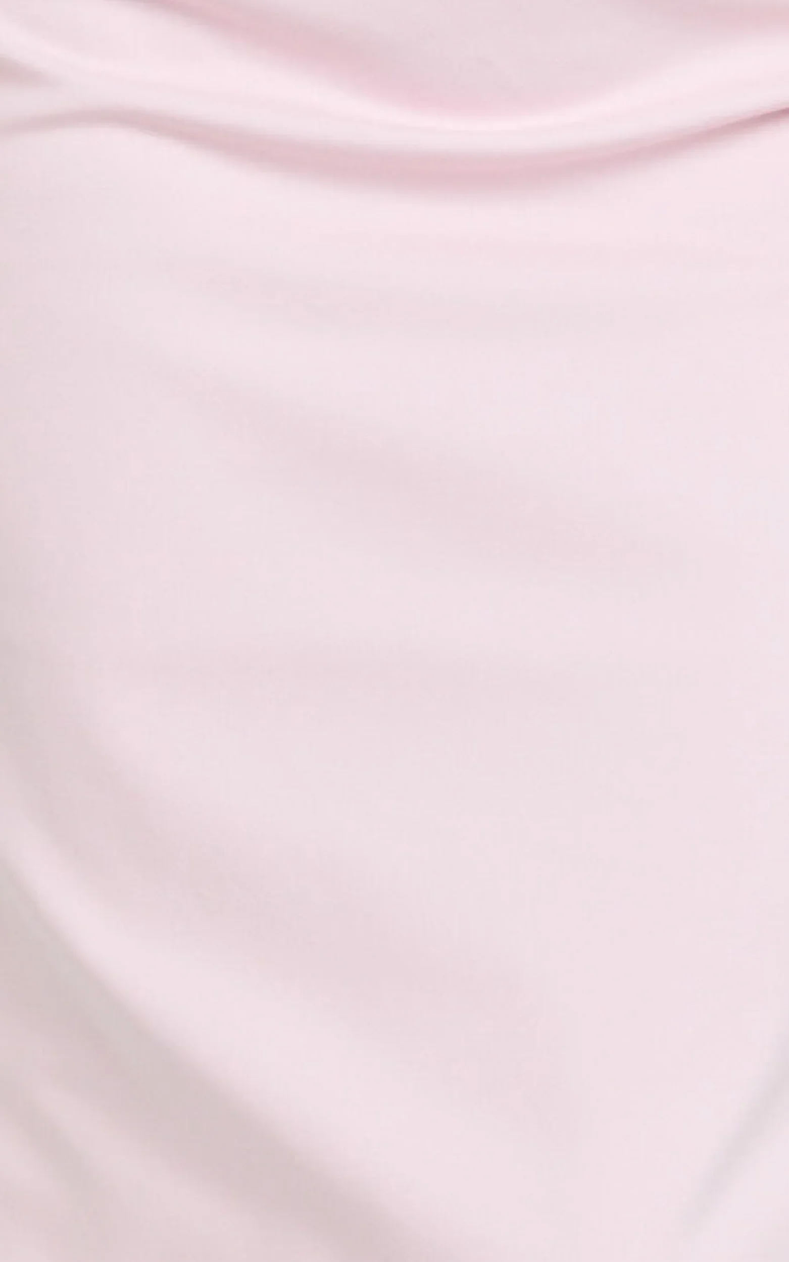 Karlie Midi Dress - One Shoulder Fitted Dress in Pink