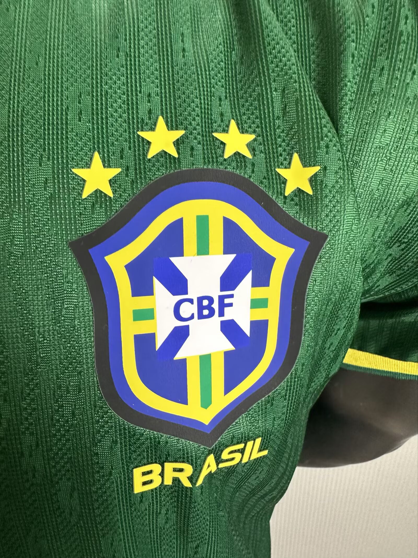 1998 Brazil Green Retro Jersey - Player Edition