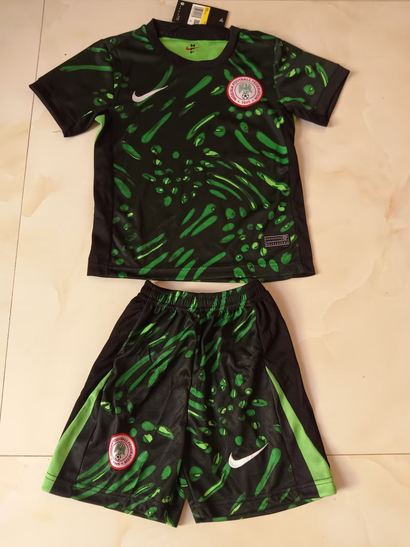 2024/25 Nigeria Away Jersey for Kids 1:1 Thai Quality