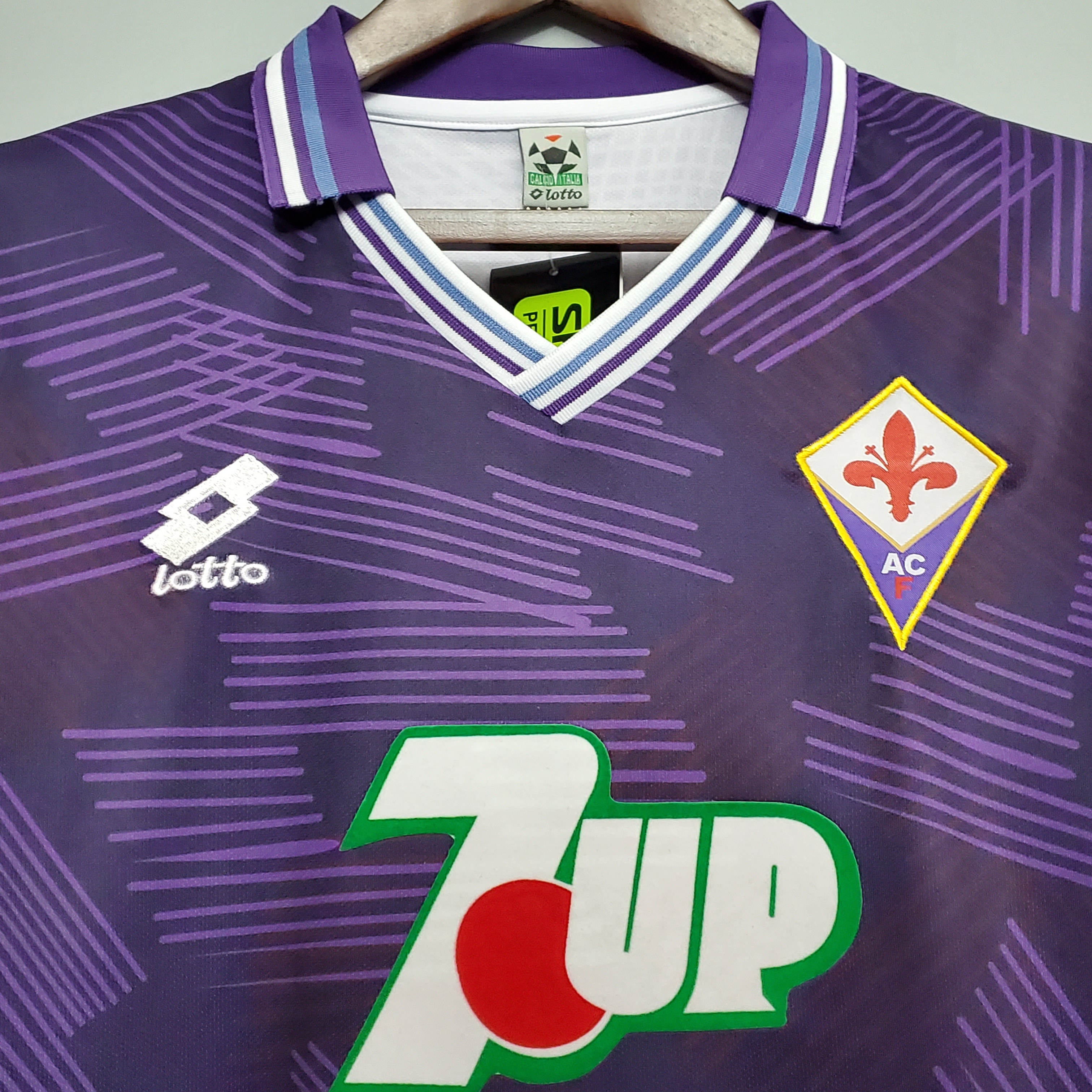 1992/93 Fiorentina home retro jersey 1:1 Thai quality - Fans Edtion