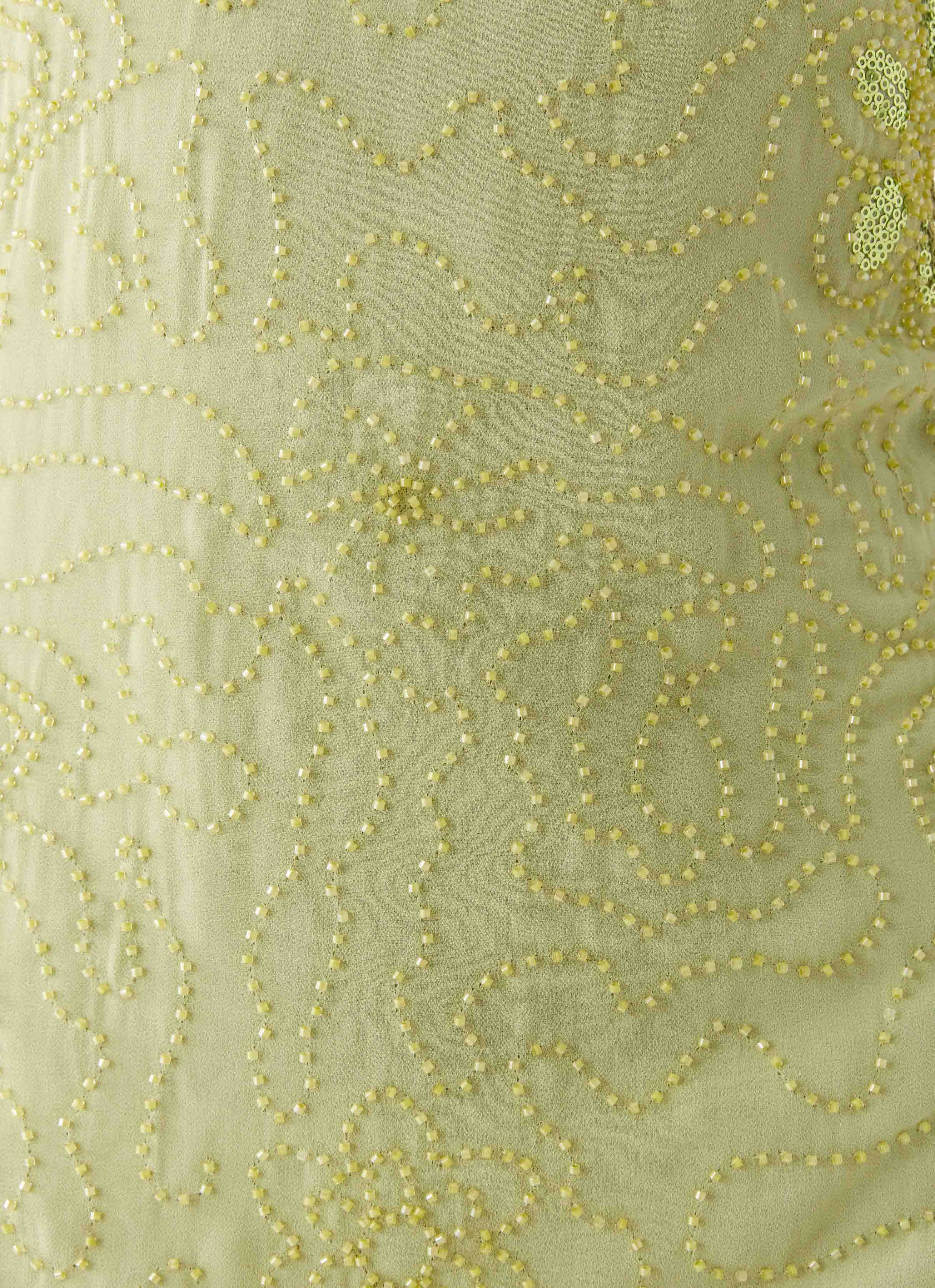 Kiara Beaded Mini Dress - Mint