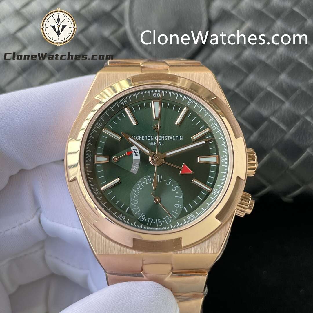 Vacheron Constantin Super Clone Watches 1:1 Overseas Dual time rose gold 7920V/210R-B965 41mm
