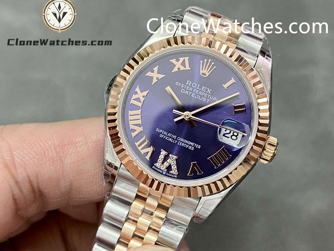 Rolex Super Clone Watches 1:1 DateJust m278271-0020 Jubilee 31MM 2236 Movement