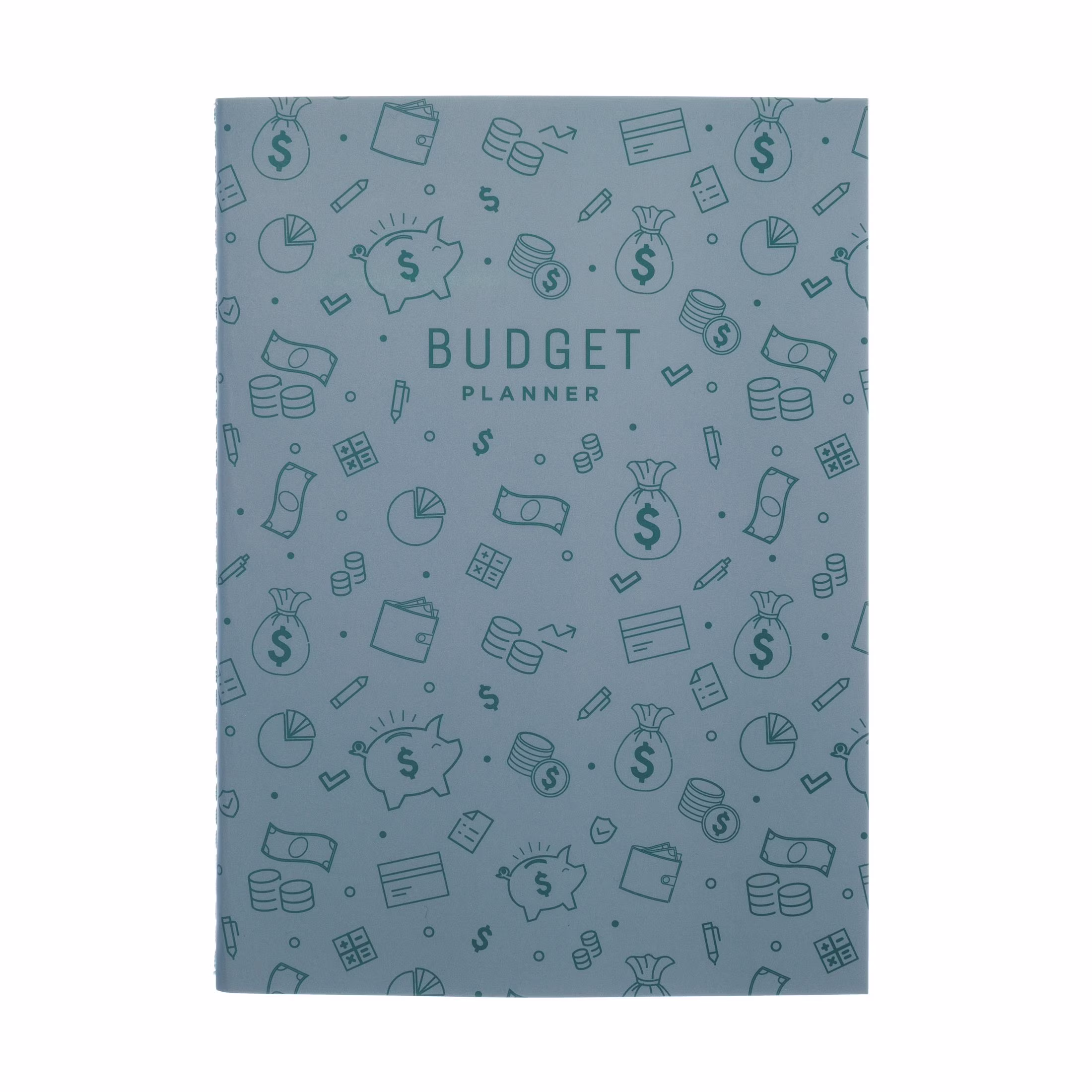 Pen + Gear Small Green Monthly Budget Planner, 5.5 x 7.5 Inches, 12 Months