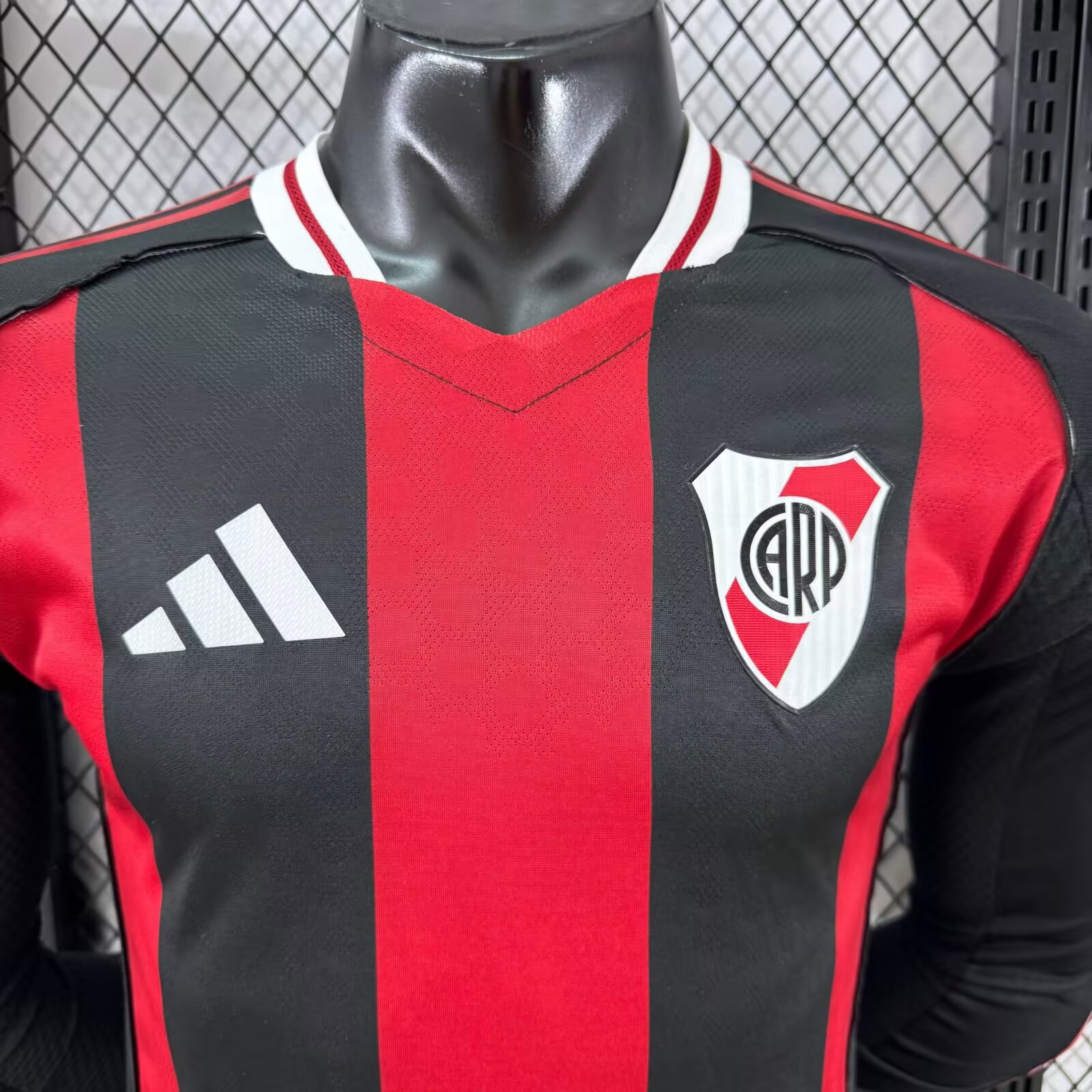 25-26 River Plate Away Long Sleeve Jersey - Player Version