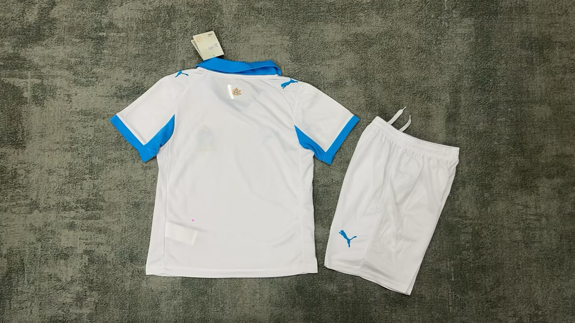 2025-26 Marseille Home Jersey Children's Set - Fans Edition