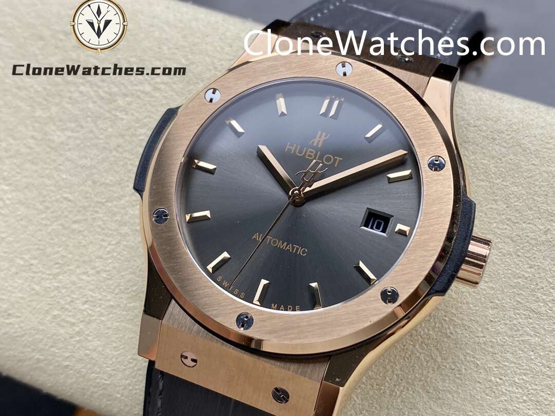 Hublot Super Clone Watches 1:1 Classic Fusion Racing Grey King Gold 42MM 542.OX.7081.RX