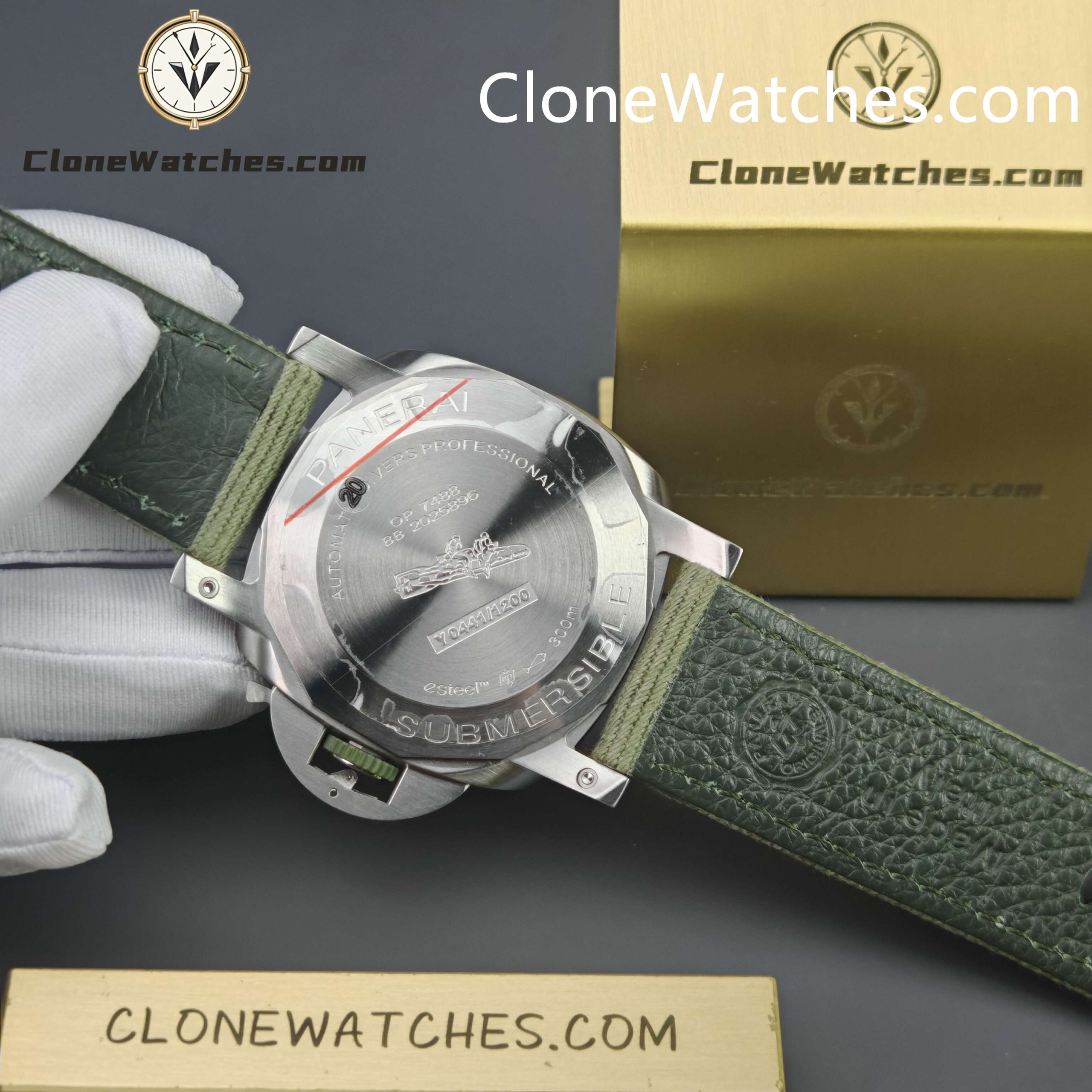 Panerai Super Clone Watches 1:1 Submersible QuarantaQuattro Verde Smeraldo PAM01287 New version
