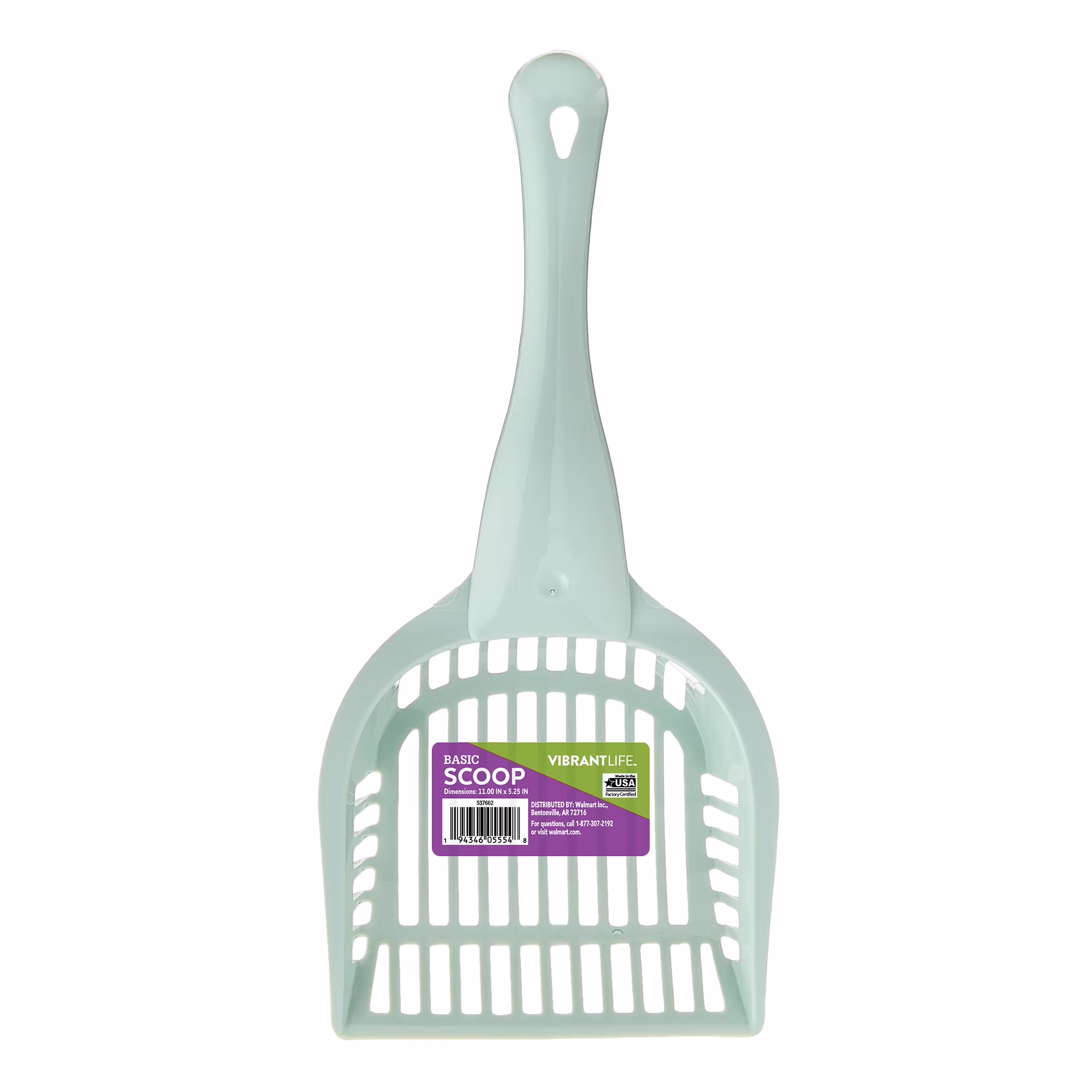 Vibrant Life Basic Litter Scoop, Green, 1 Count