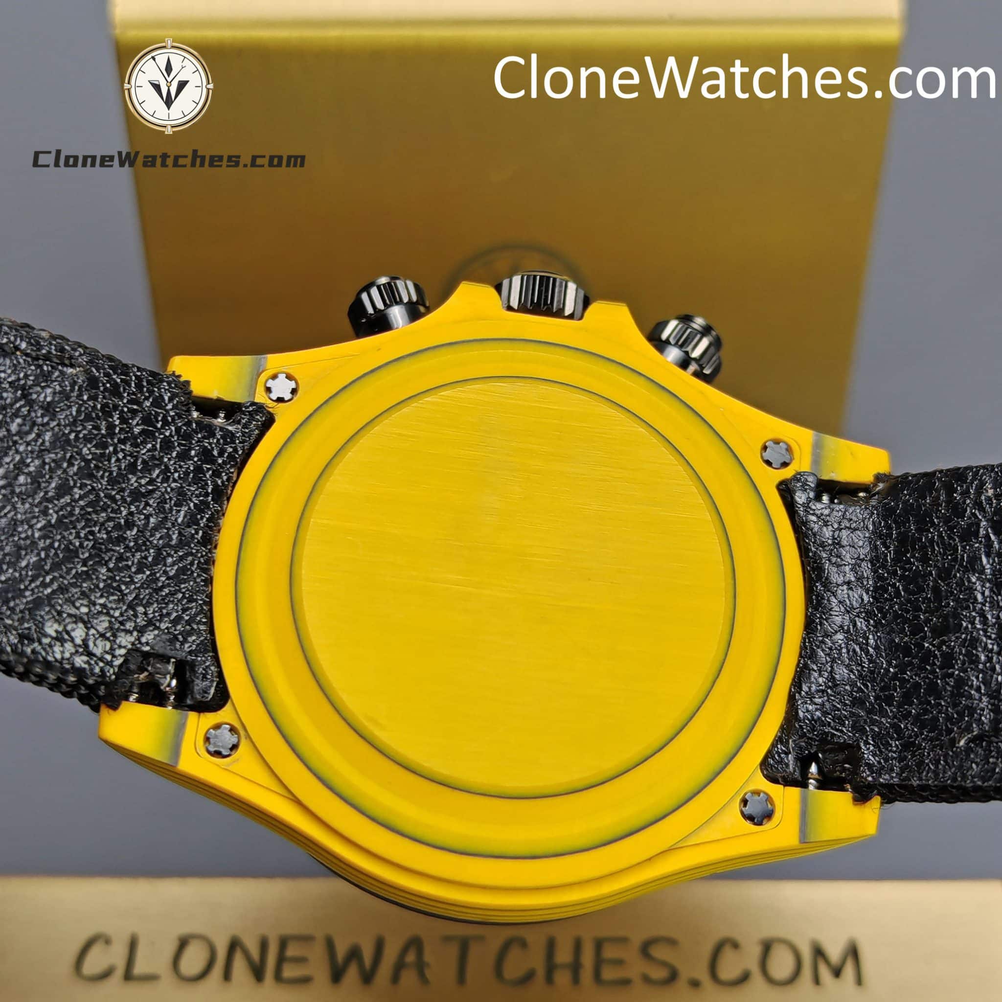 Modified Super Clone Watches 1:1 DiW Rolex Daytona Carbon Fiber BUMBLEBEE