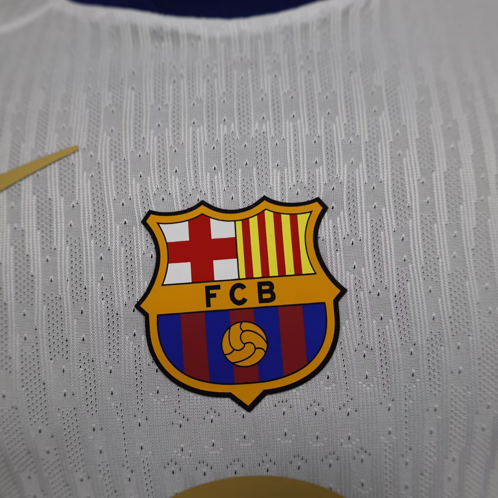 2025-26 New Season Barcelona White Jersey - Player Edition