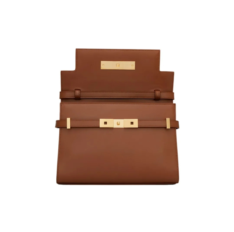 YSL Manhattan Shoulder Bag Cowhide Leather