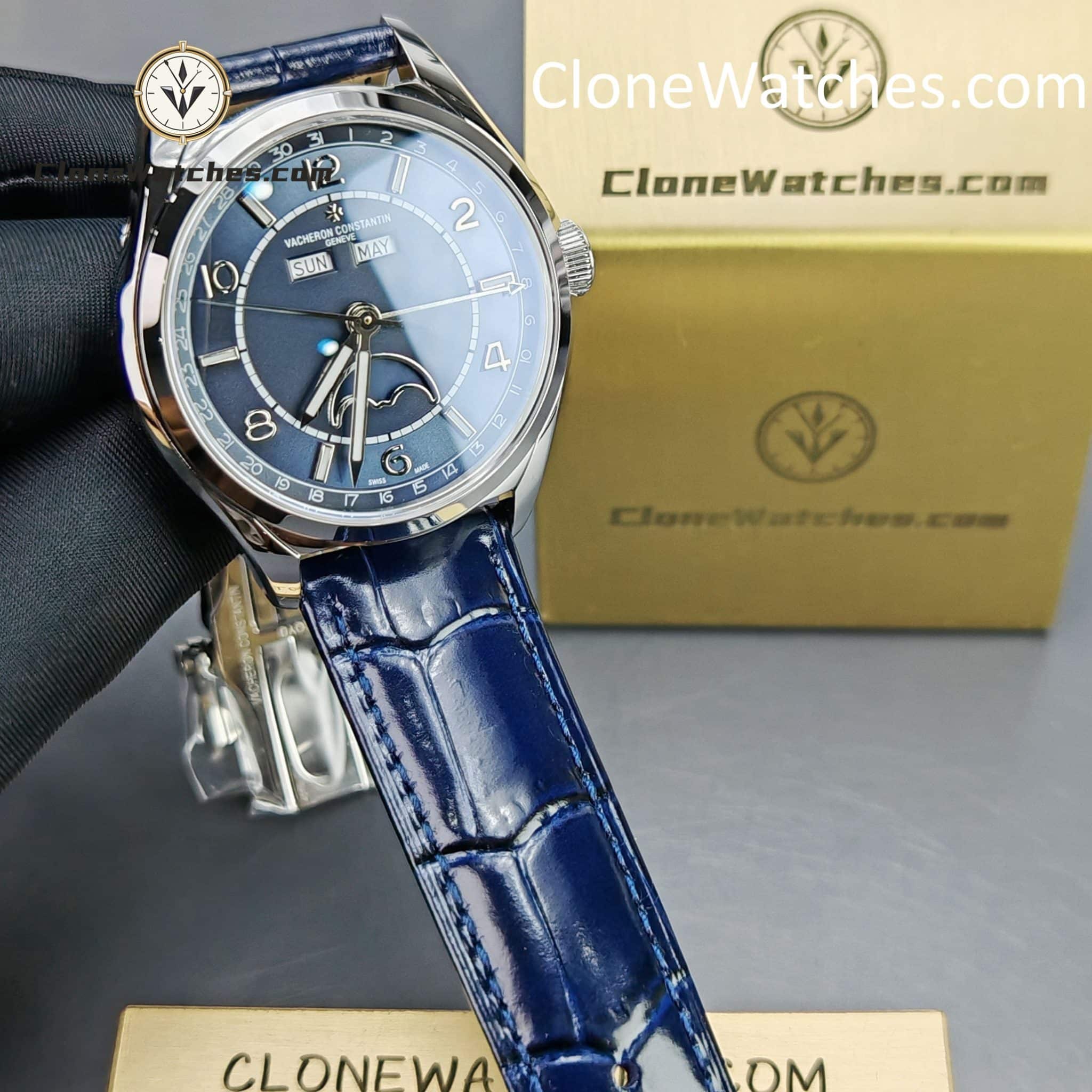 Vacheron Constantin Super Clone Watches 1:1 Fiftysix 4000E/000A-B548 Blue Dial